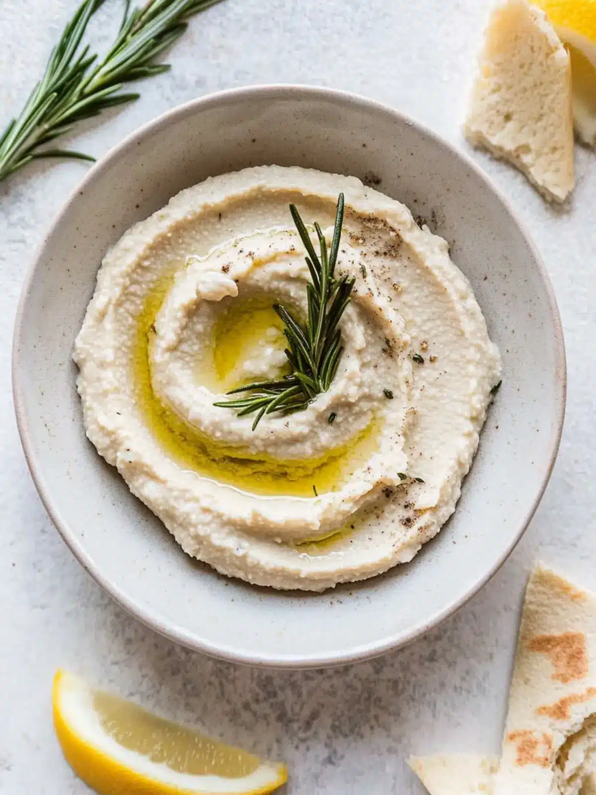 Elevate Your Snacking with Rosemary White Bean Dip Recipe Rosemary White Bean Dip