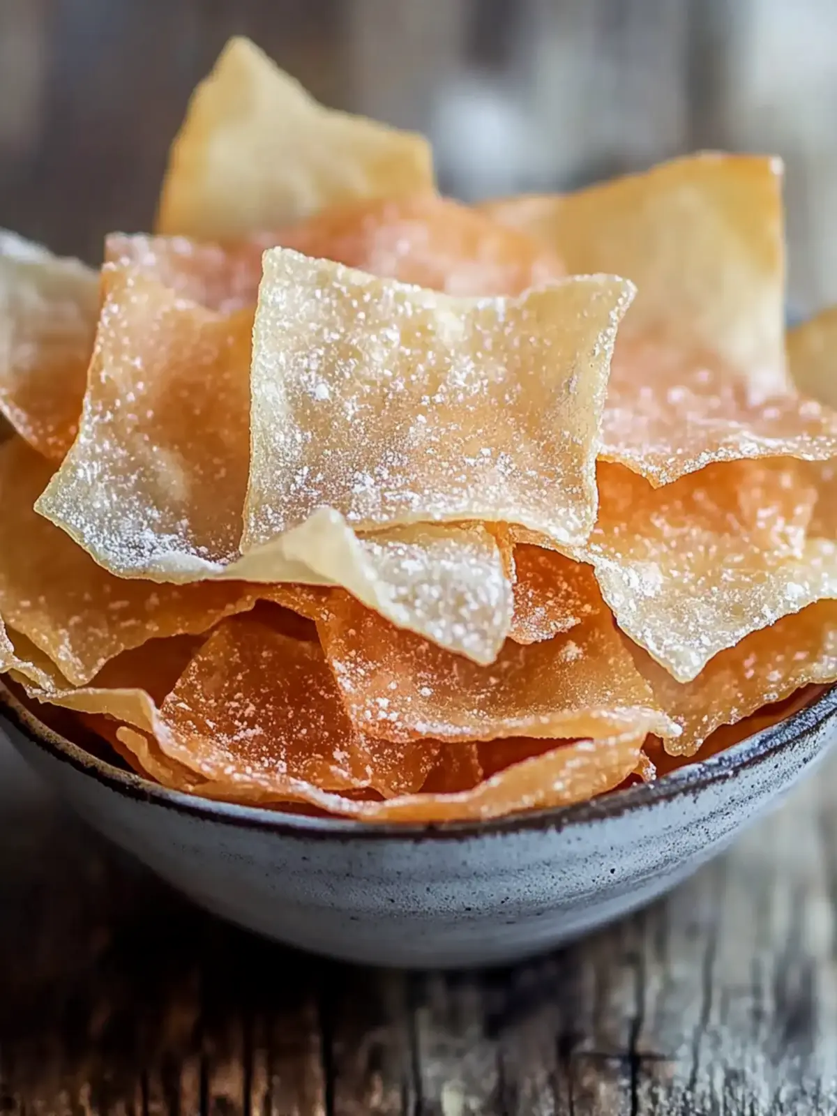 Irresistibly Crispy Rice Paper Chips in Just 15 Minutes Crispy Rice Paper Chips