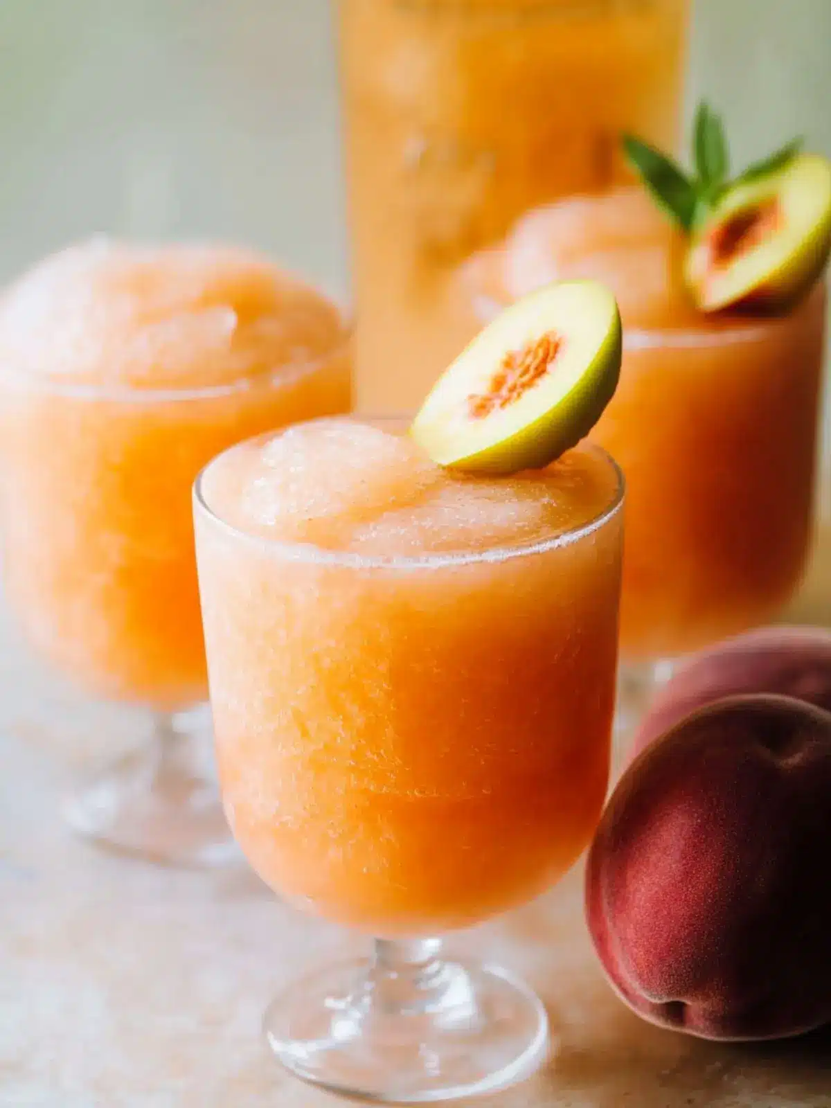 Chill Out with This Irresistible Peach Wine Slushy Recipe Peach Wine Slushy