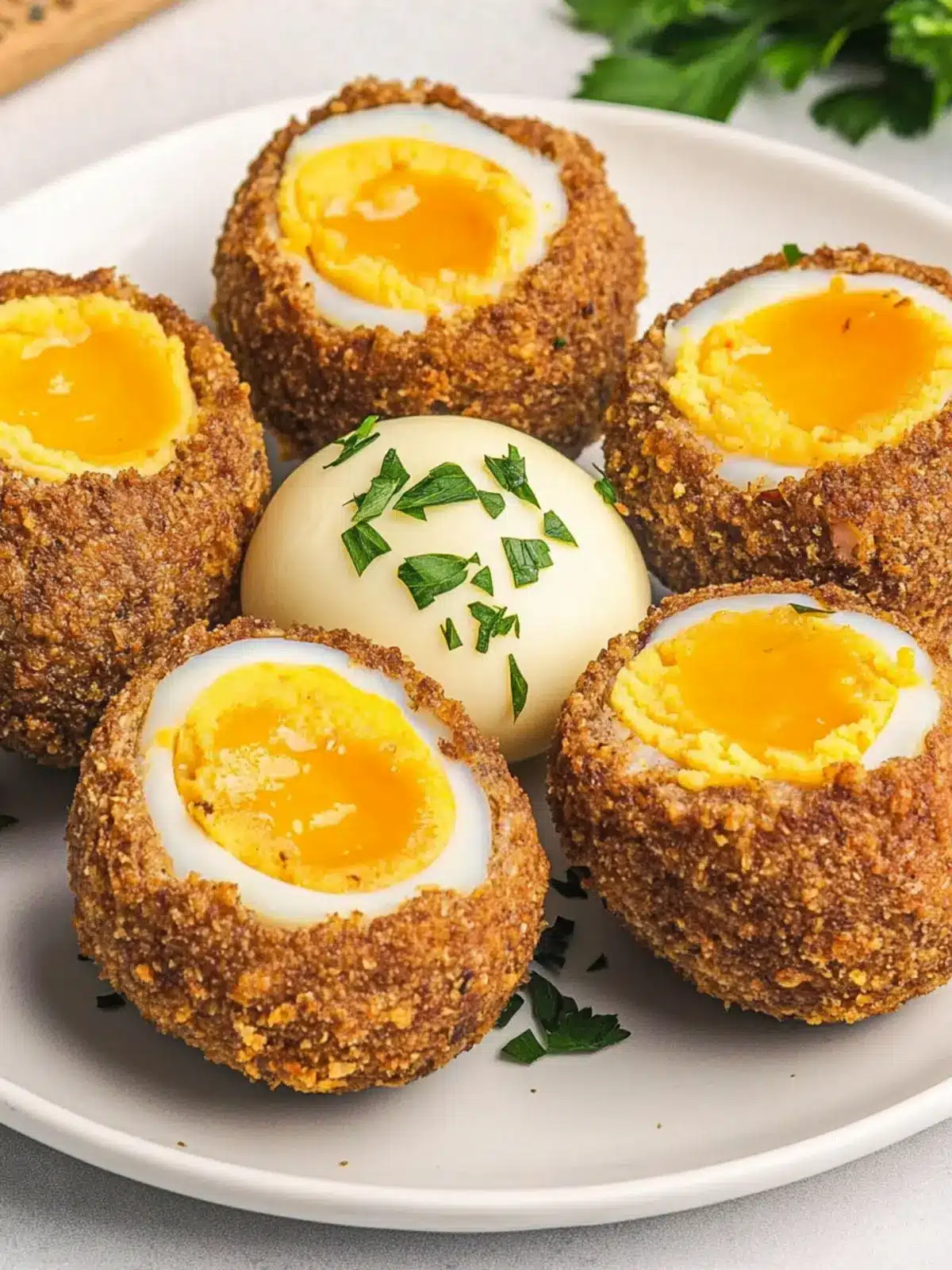 Crispy Air Fryer Scotch Eggs That'll Wow Your Taste Buds Air Fryer Scotch Eggs
