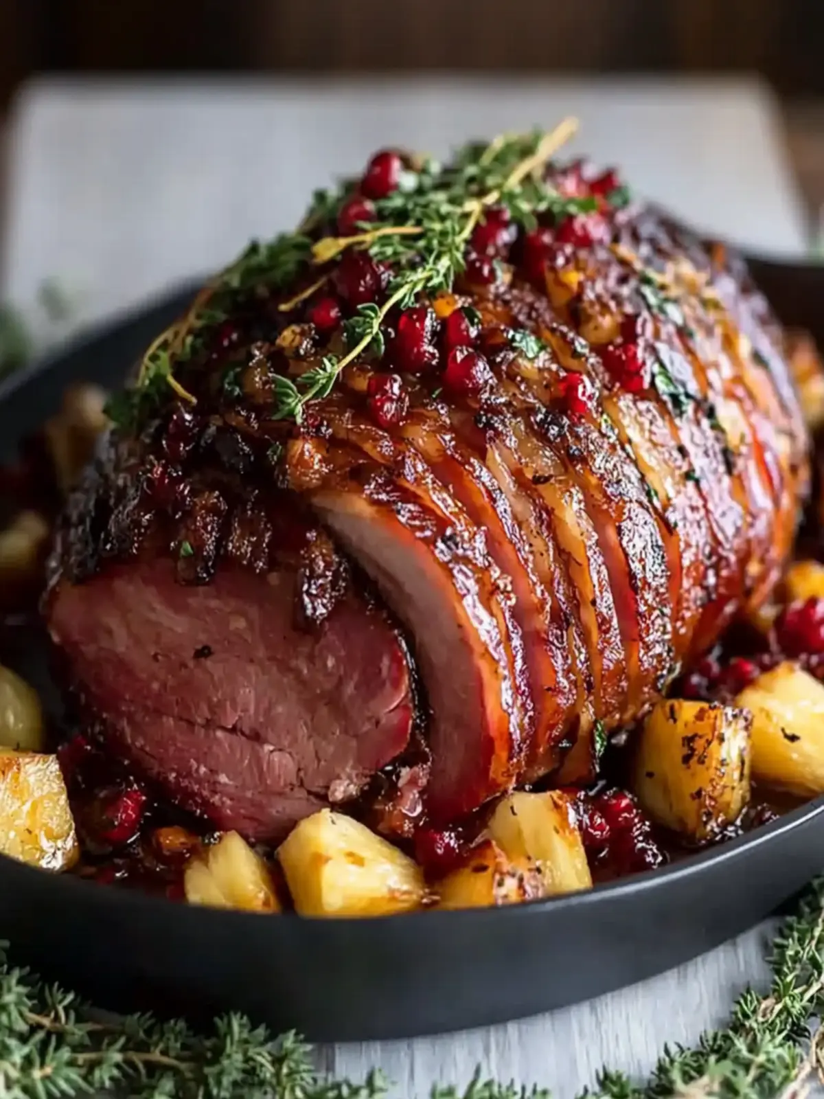 Irresistible Chipotle Pineapple Jerk Glazed Ham Recipe Chipotle Pineapple Jerk Glazed Ham