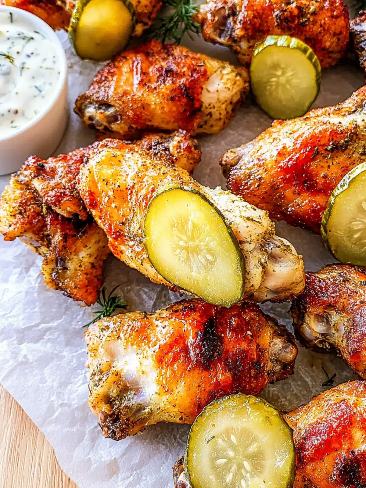 Dill Pickle Chicken Wings