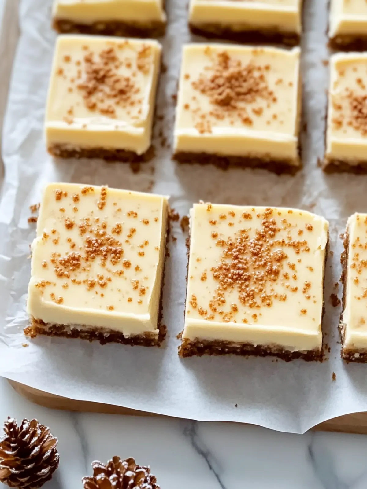 Deliciously Easy Eggnog Cheesecake Bars for the Holidays Eggnog Cheesecake Bars