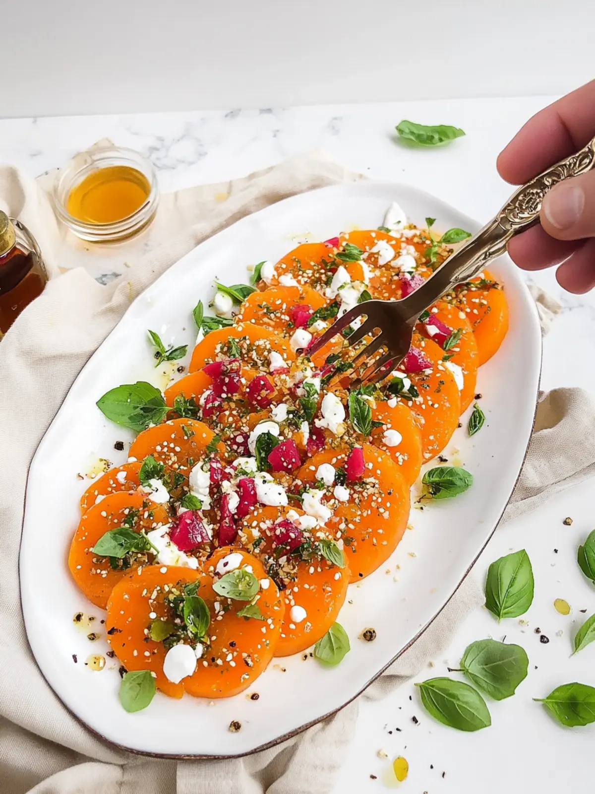 Savory Persimmons Carpaccio to Spark Your Tastebuds Delight Persimmons Carpaccio