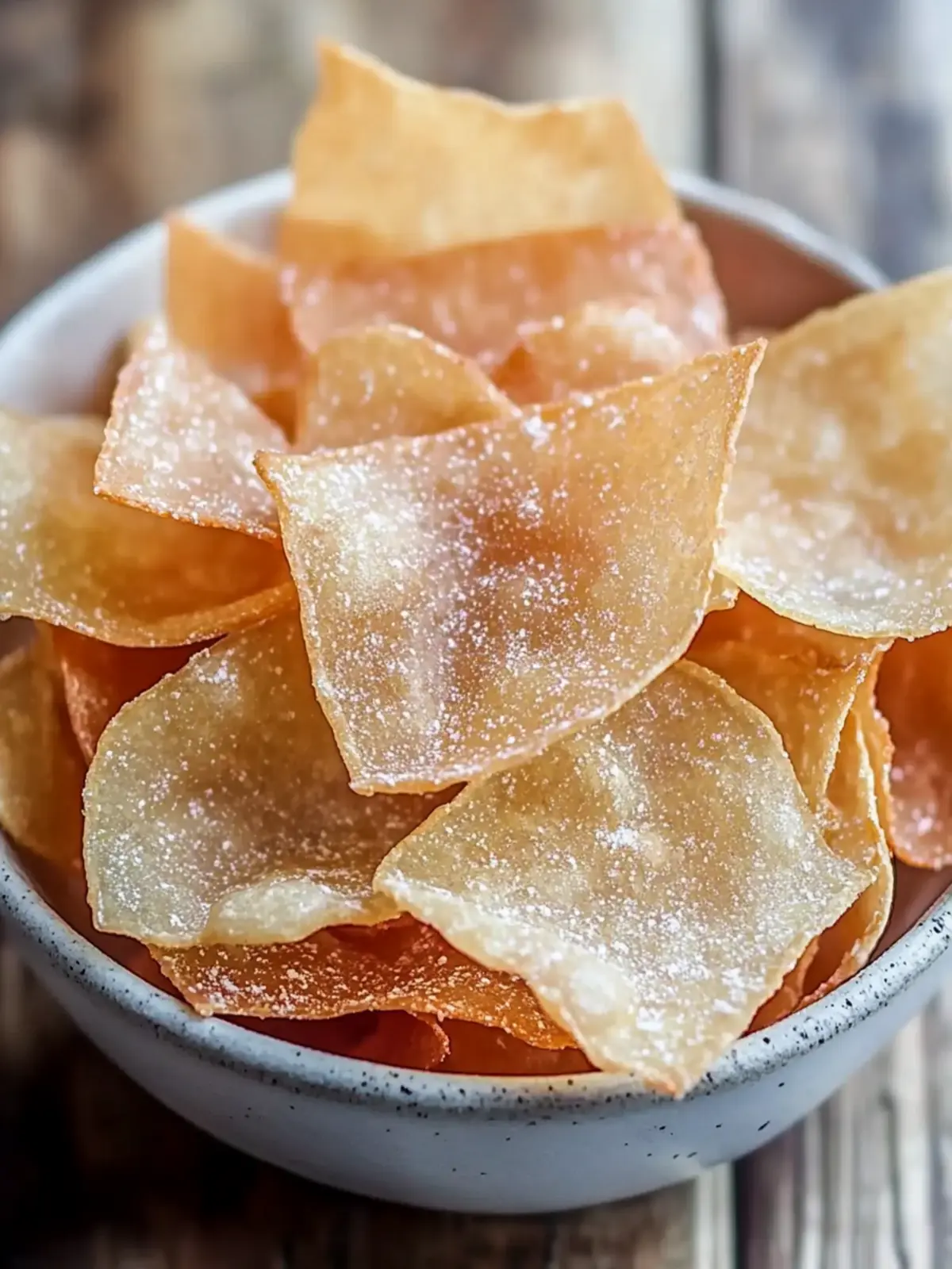 Irresistibly Crispy Rice Paper Chips in Just 15 Minutes Crispy Rice Paper Chips