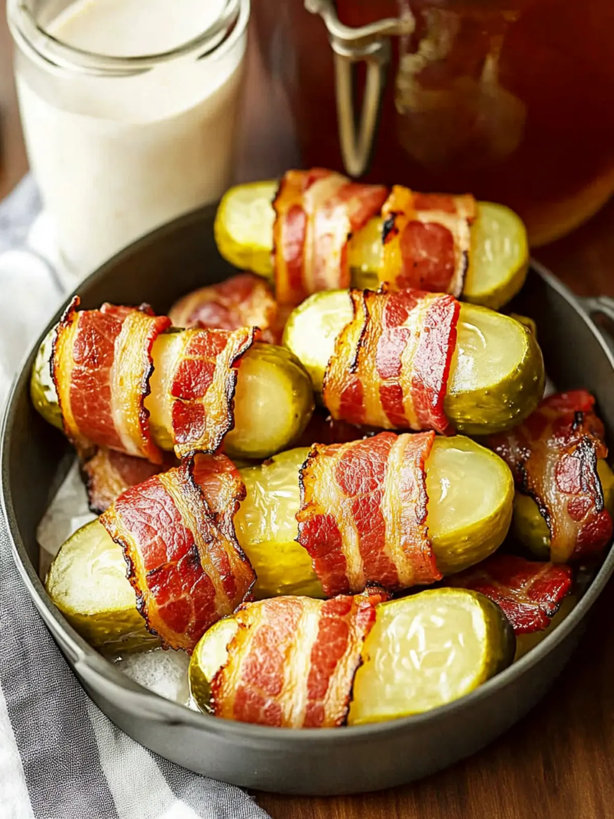 Crispy Bacon Wrapped Pickles: Your New Favorite Snack Bacon Wrapped Pickles
