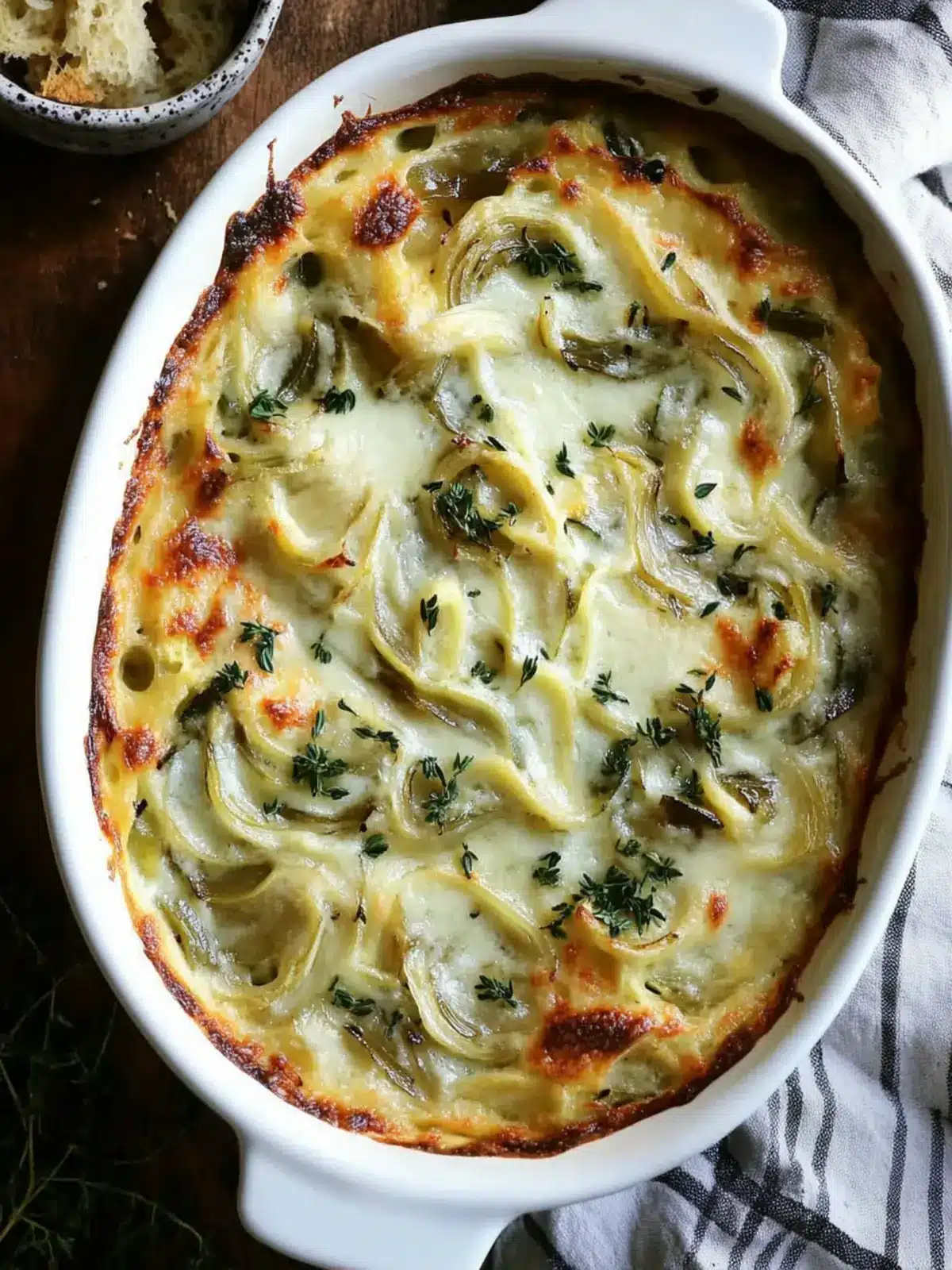 Delicious French Onion Zoodle Bake for Comfort Food Lovers French Onion Zoodle Bake