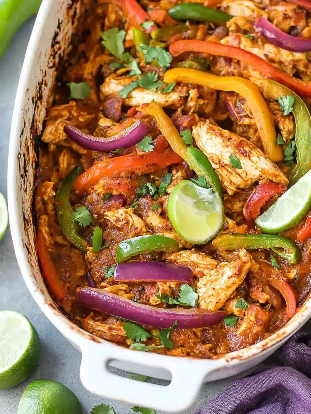 Savory Chicken Fajita Casserole: A Cozy Family Delight Chicken Fajita Casserole
