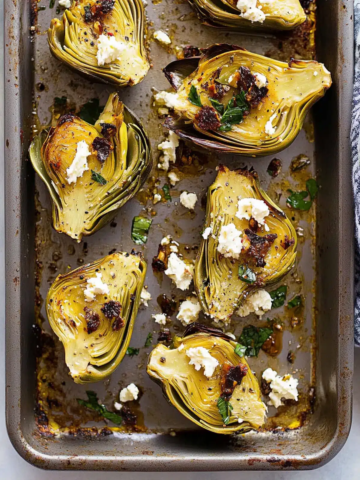 Roasted Artichoke Hearts