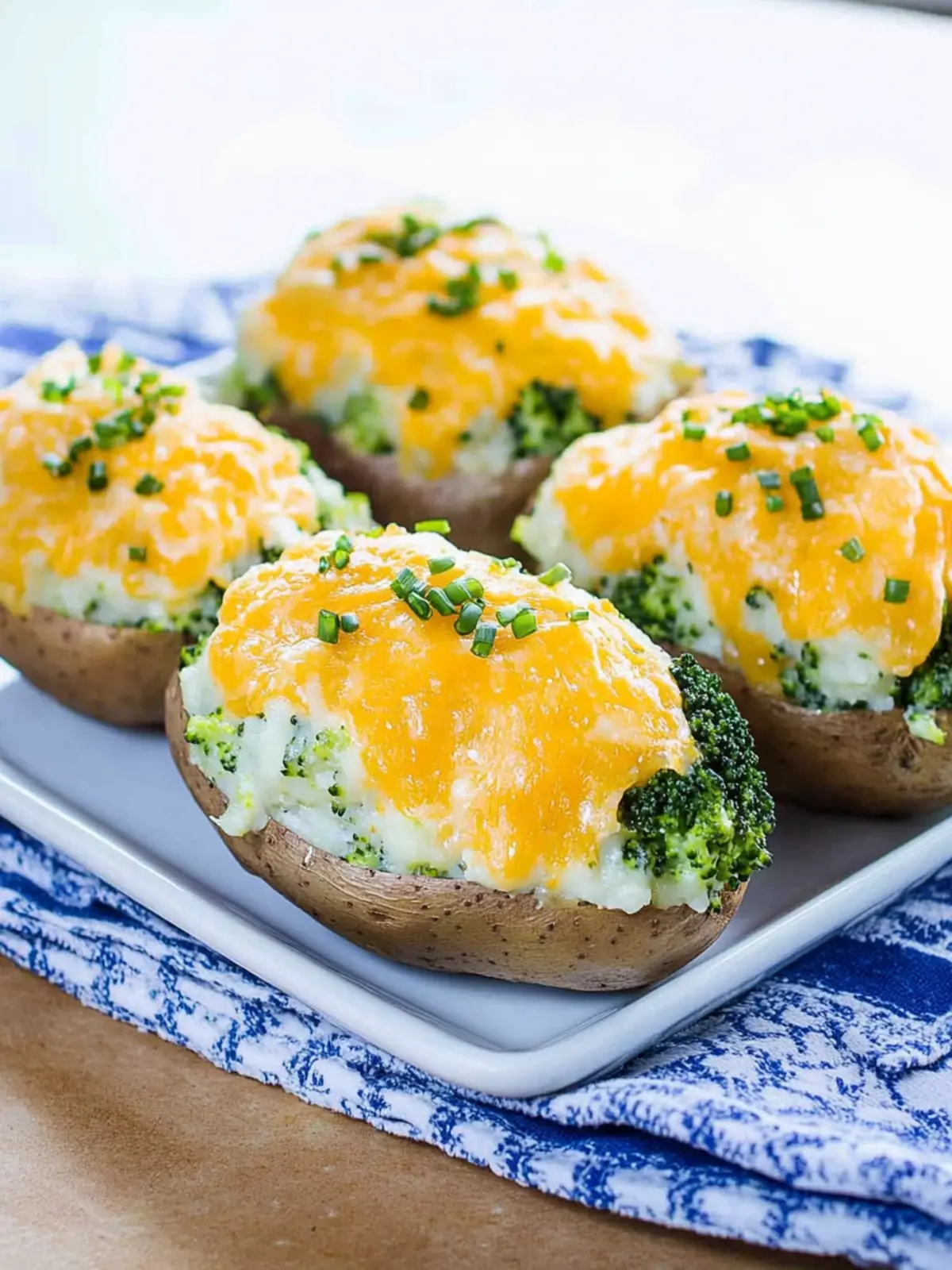 Broccoli Cheddar Stuffed Baked Potatoes for Cozy Nights Broccoli Cheddar Stuffed Baked Potatoes