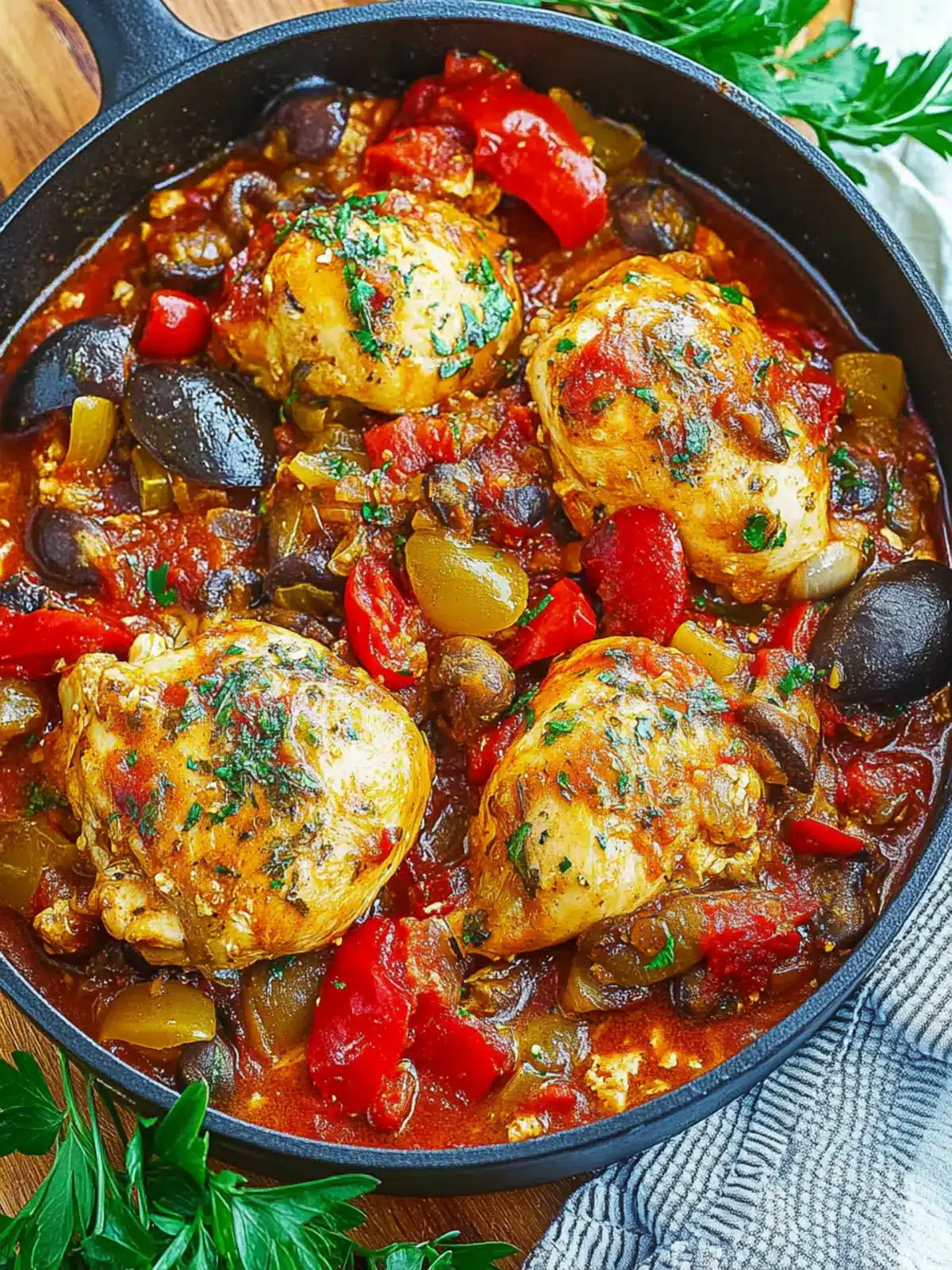 Savory Chicken Cacciatore for Your Cozy Dinner Night Chicken Cacciatore