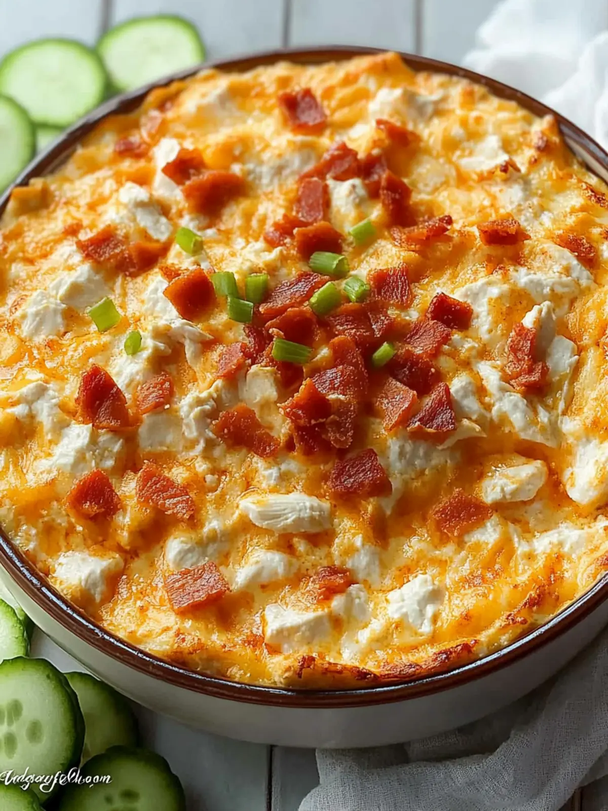 Keto Buffalo Chicken Dip