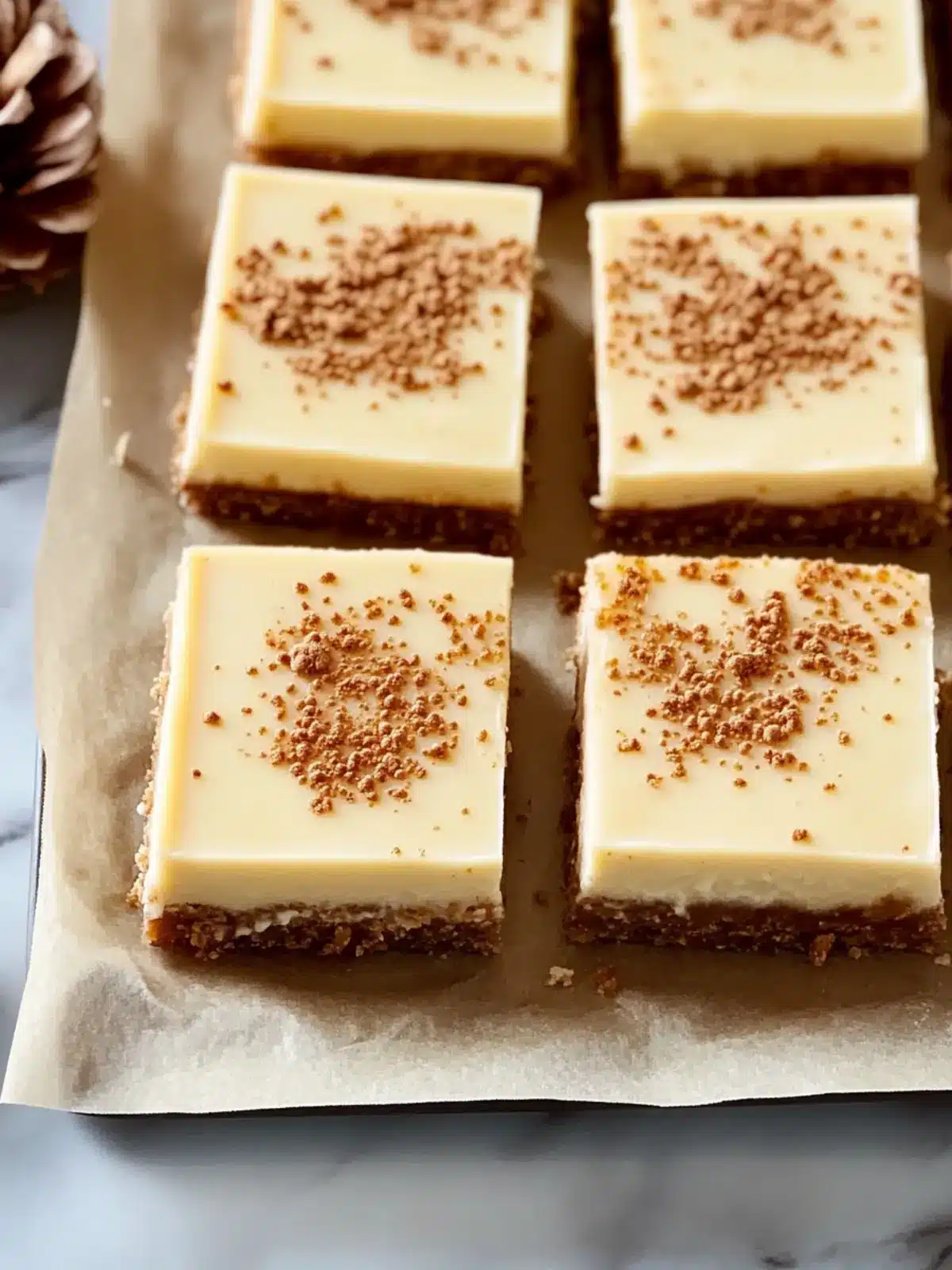 Deliciously Easy Eggnog Cheesecake Bars for the Holidays Eggnog Cheesecake Bars