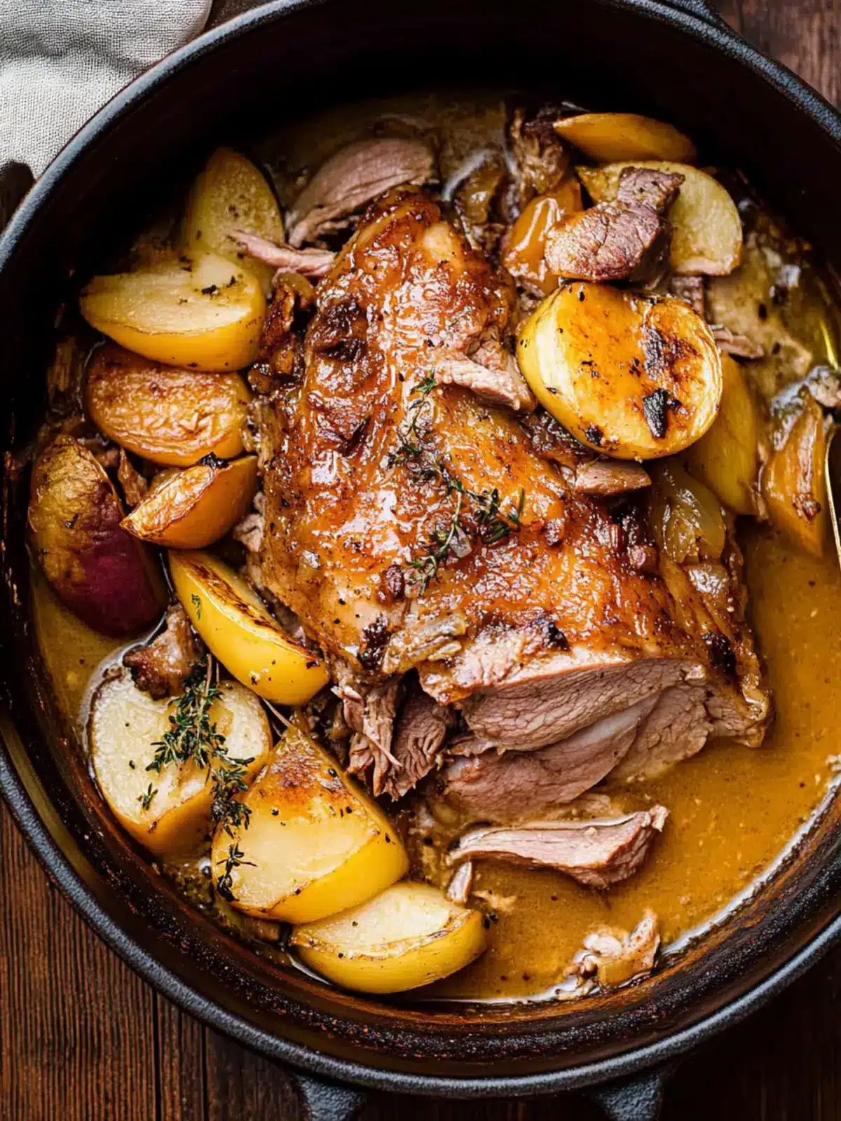 Succulent Apple Cider Braised Pork Shoulder for Cozy Nights Apple Cider Braised Pork Shoulder