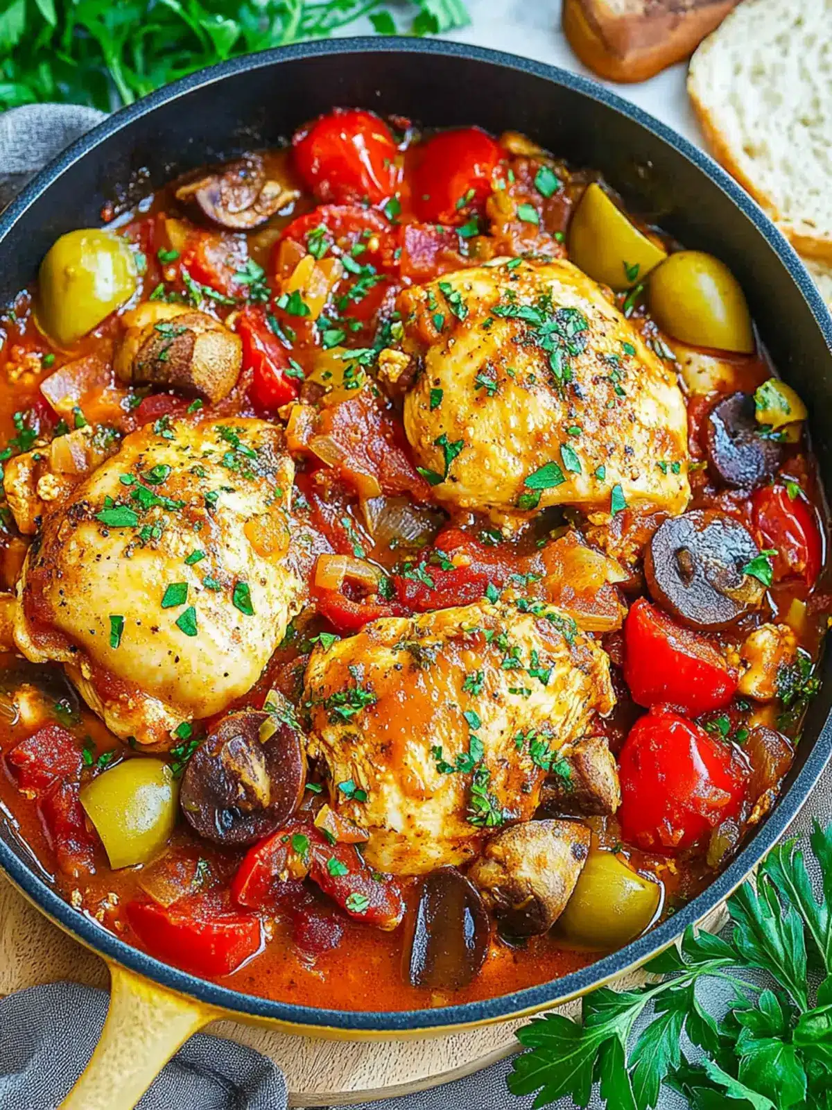 Savory Chicken Cacciatore for Your Cozy Dinner Night Chicken Cacciatore