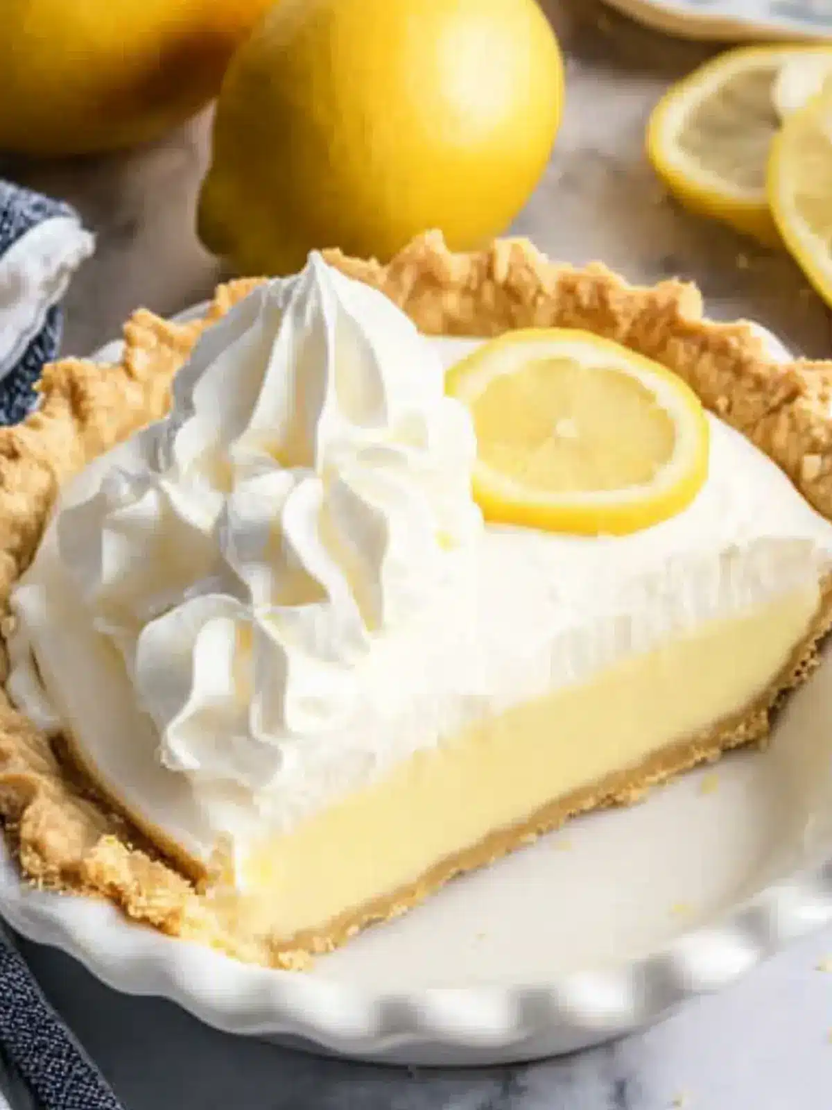 Zesty Lemon Sour Cream Pie That Will Brighten Your Day Lemon Sour Cream Pie