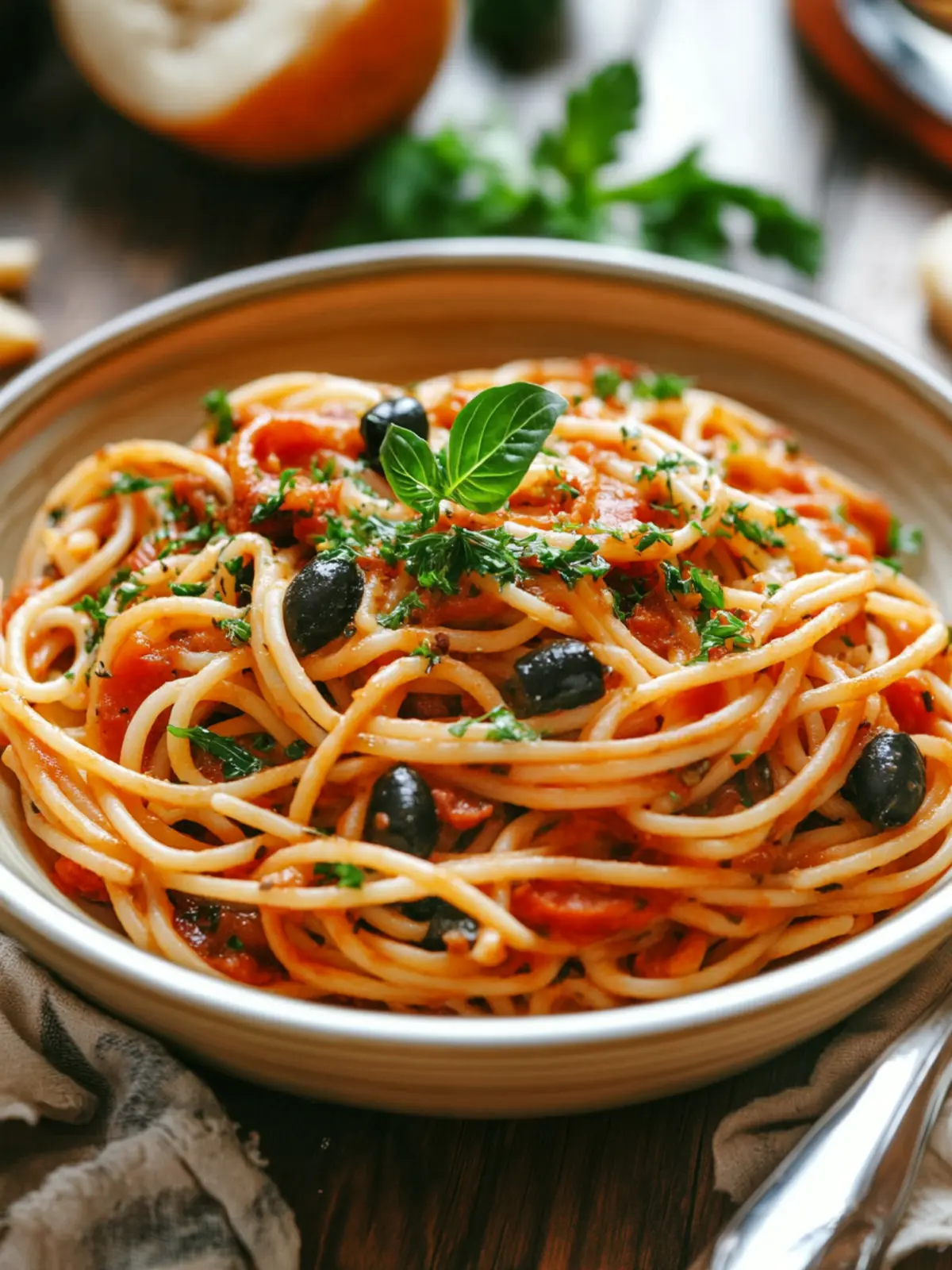 Irresistible Vegan Puttanesca Pasta You'll Love to Make Vegan Puttanesca Pasta