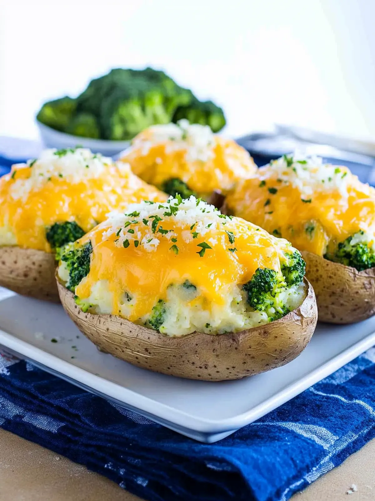 Broccoli Cheddar Stuffed Baked Potatoes for Cozy Nights Broccoli Cheddar Stuffed Baked Potatoes