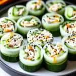 Refreshing Chicken Salad Cucumber Roll Ups for a Light Lunch Chicken Salad Cucumber Roll Ups