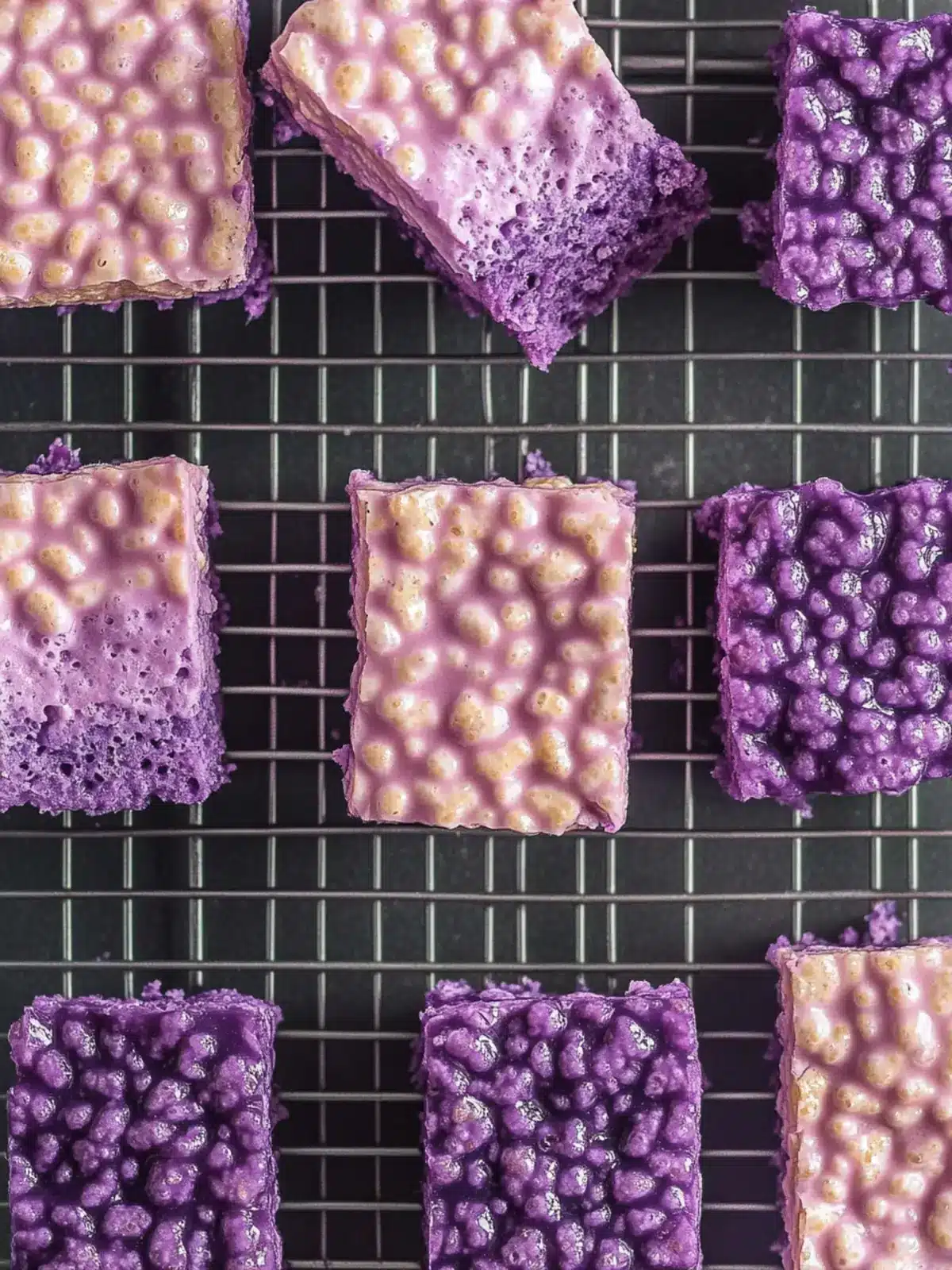 Ombré Ube Rice Krispies Treats That Wow Your Taste Buds Ombré Ube Rice Krispies Treats