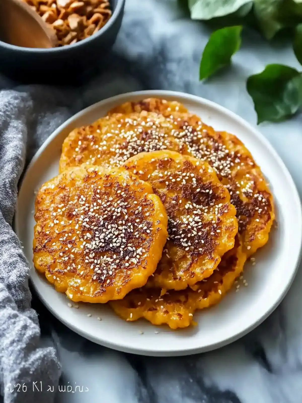 Irresistible Sesame Chinese Pumpkin Pancakes You’ll Love Sesame Chinese Pumpkin Pancakes