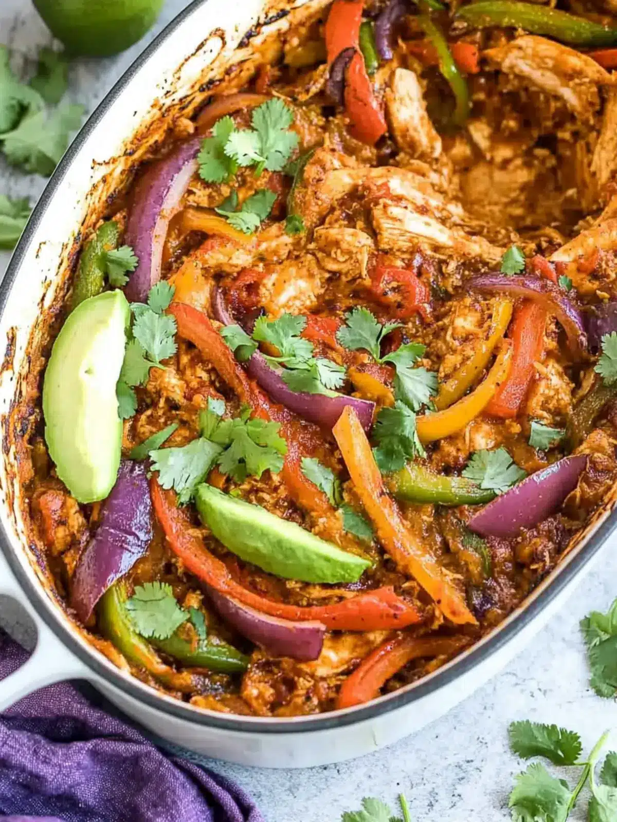 Savory Chicken Fajita Casserole: A Cozy Family Delight Chicken Fajita Casserole