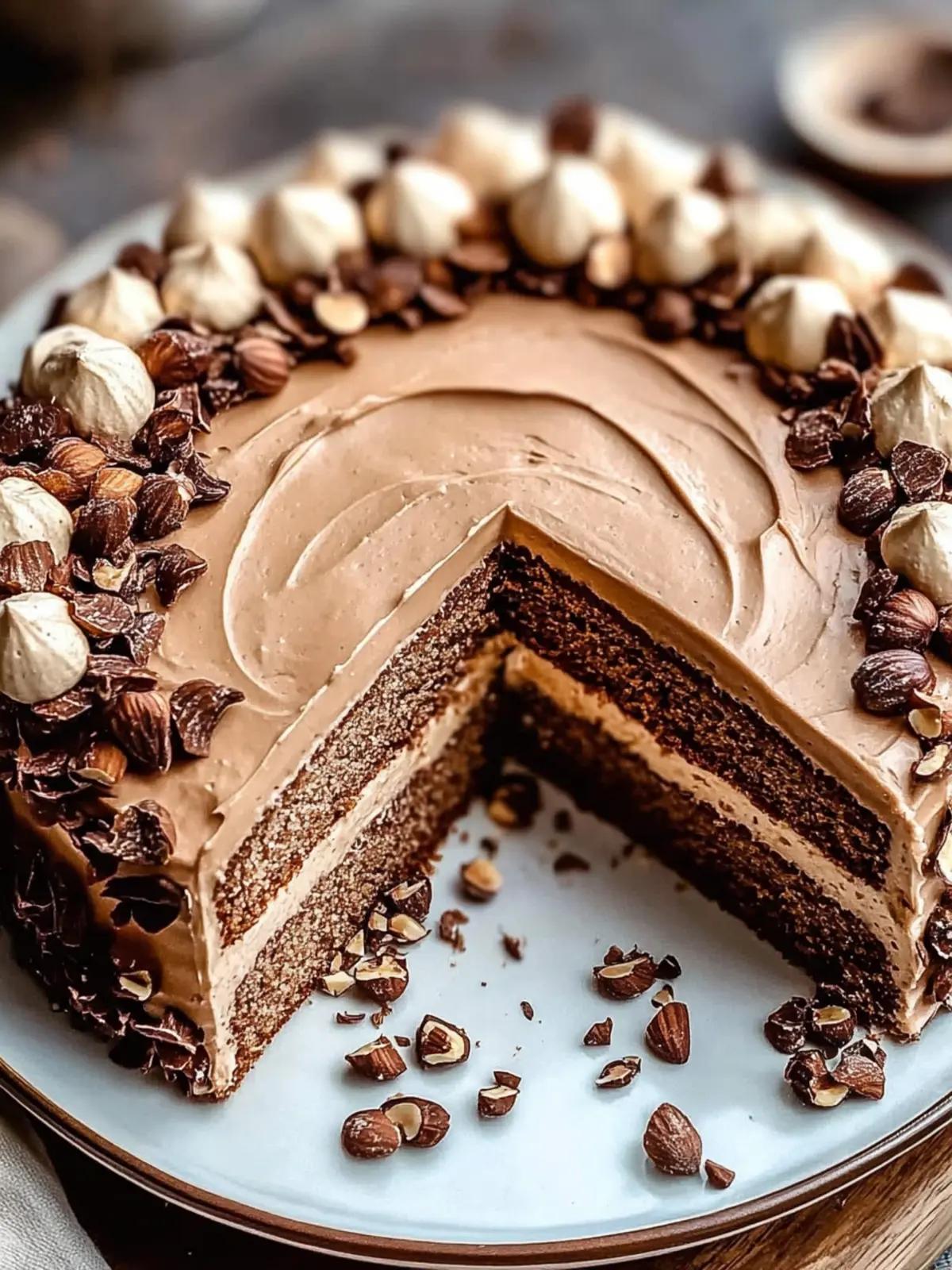 Irresistible Hazelnut Delight Cake for Chocolate Lovers Hazelnut Delight Cake