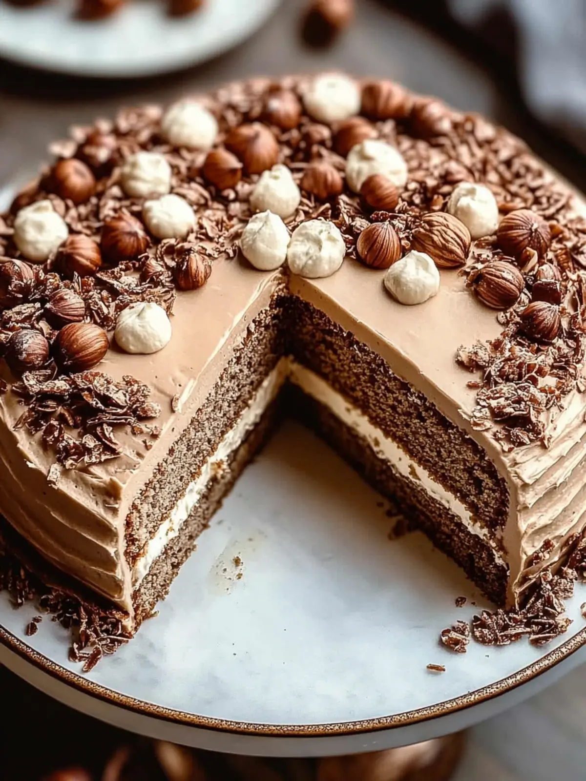 Irresistible Hazelnut Delight Cake for Chocolate Lovers Hazelnut Delight Cake