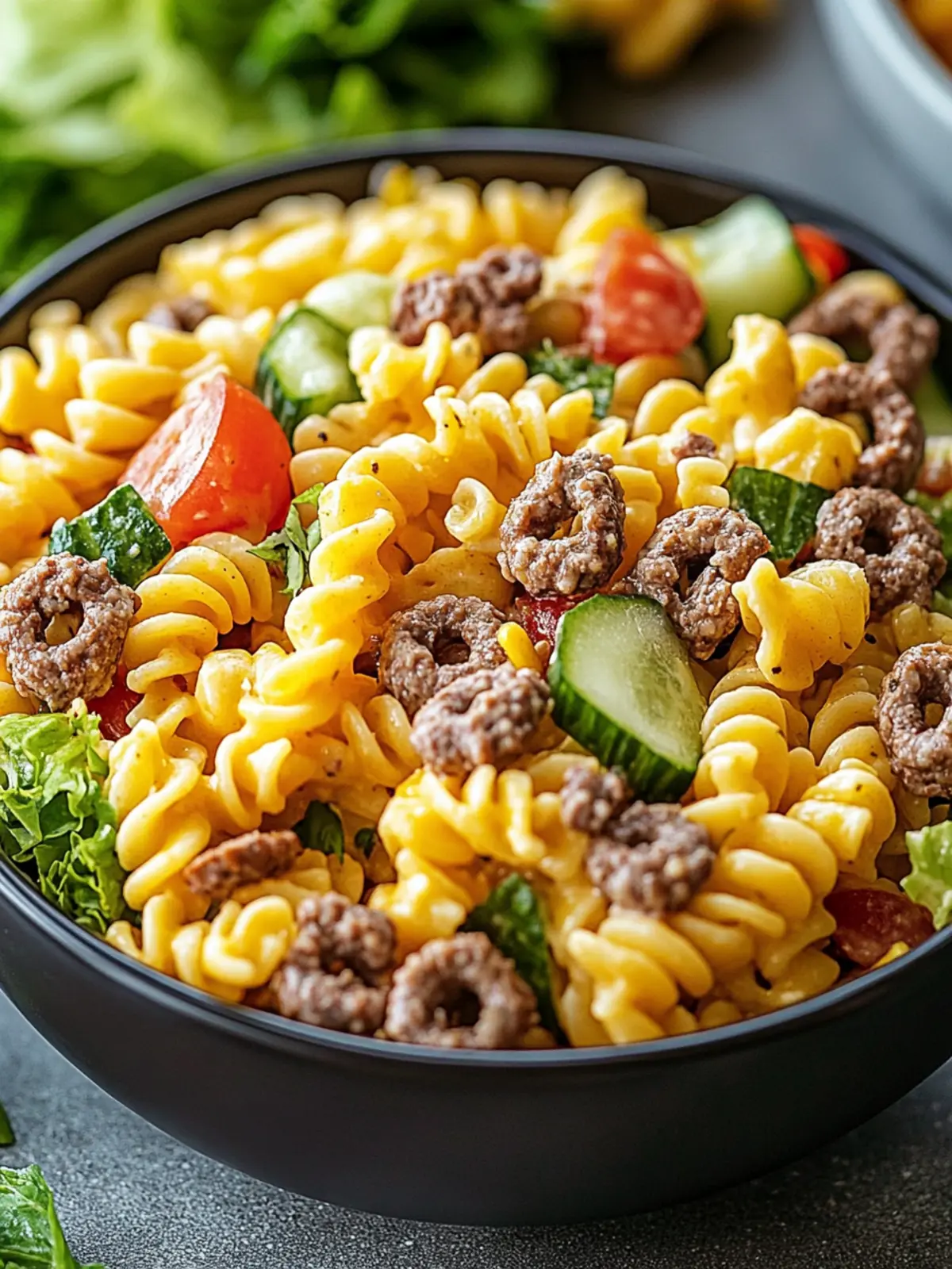 Big Mac Pasta Salad: A Fun Twist on Your Favorite Classic Big Mac Pasta Salad