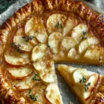 Delicious Apple Cheddar Galette with Crispy Herb Magic Apple Cheddar Galette with Crispy Herb