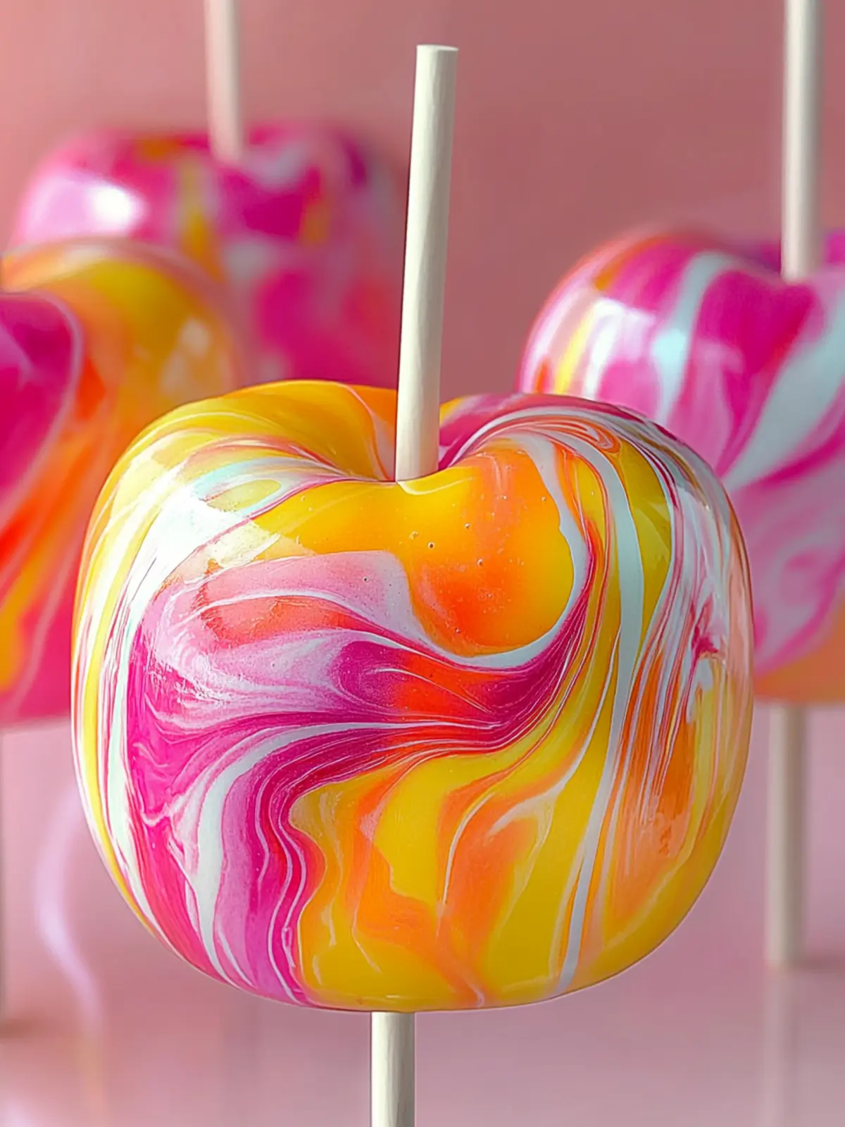 Swirled Starburst Candy Apples: A Colorful Treat Adventure Swirled Starburst Candy Apples