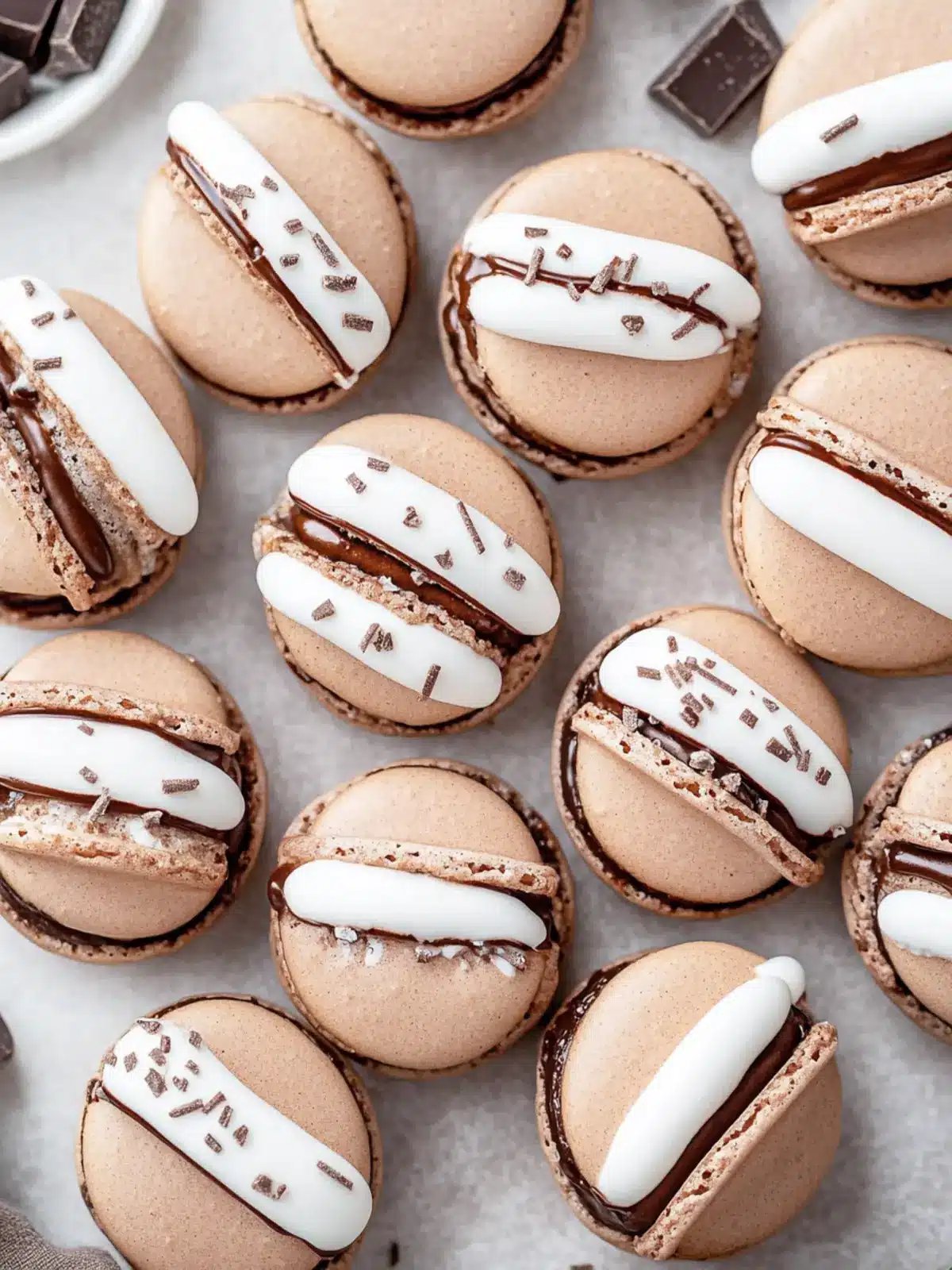 Delicious Hot Chocolate Macarons to Sweeten Your Day Hot Chocolate Macarons