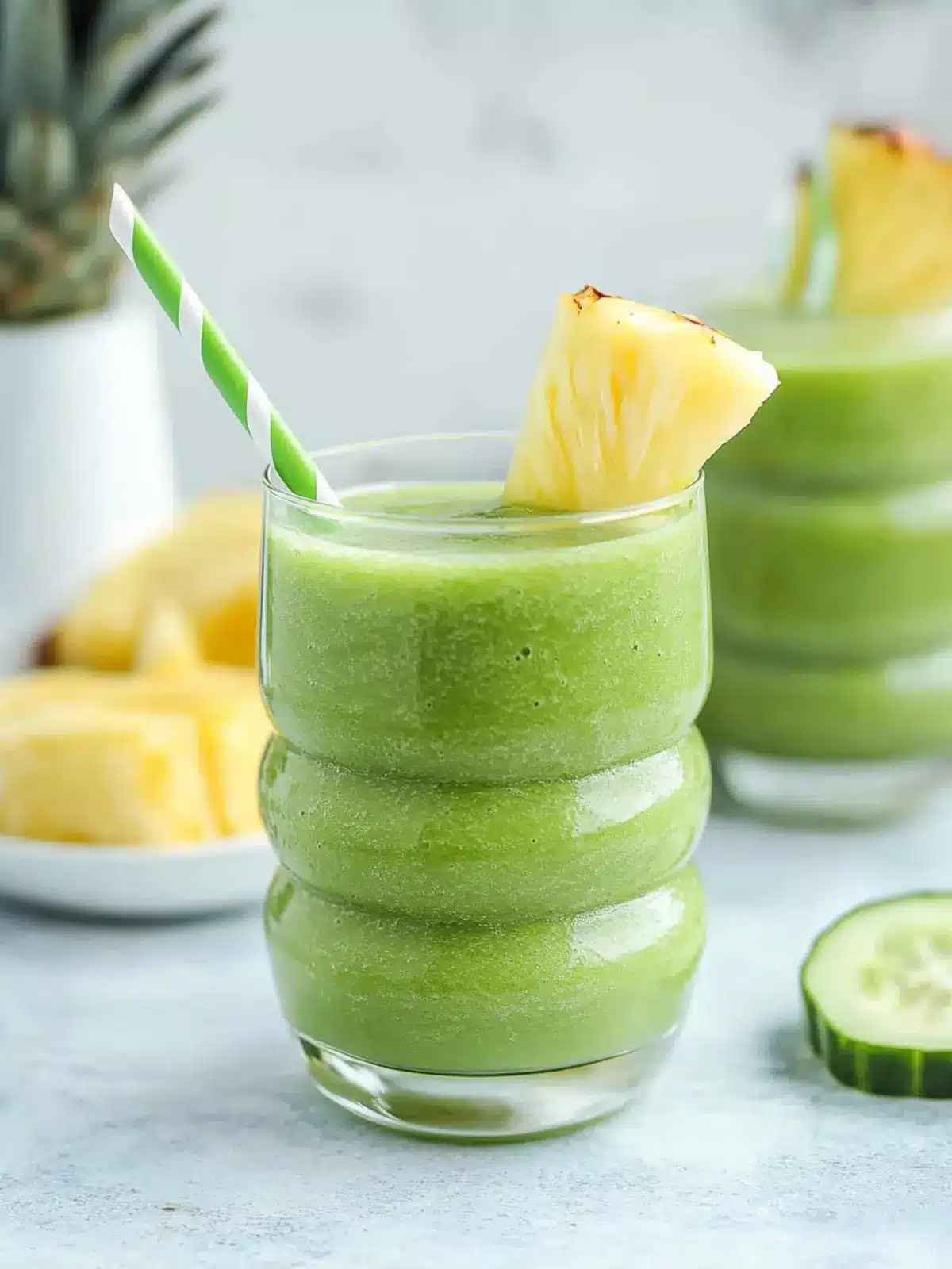 Revitalize Your Day with a Cucumber Pineapple Smoothie Cucumber Pineapple Smoothie