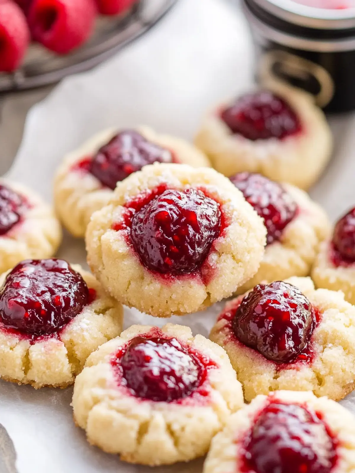 Delicious Raspberry Thumbprint Cookies that Wow Every Time Raspberry Thumbprint Cookies