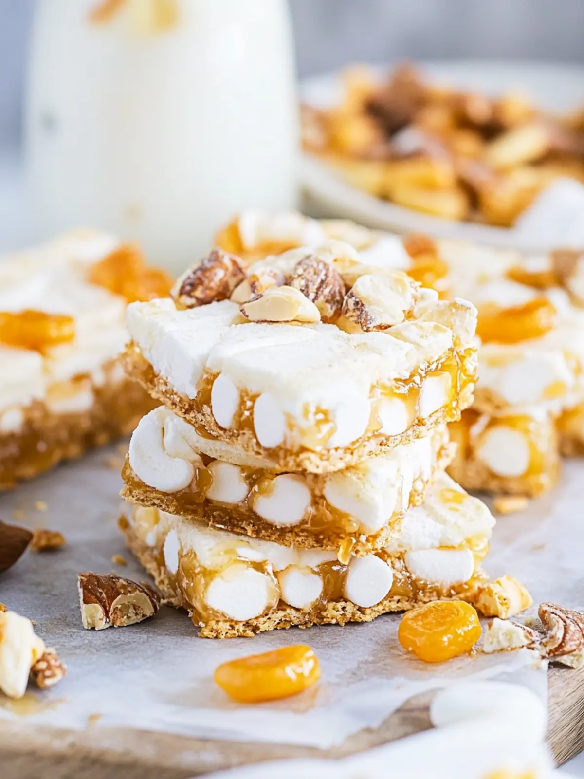 Sweet and Crunchy Honeycomb Marshmallow Treats You'll Love Honeycomb Marshmallow Treats