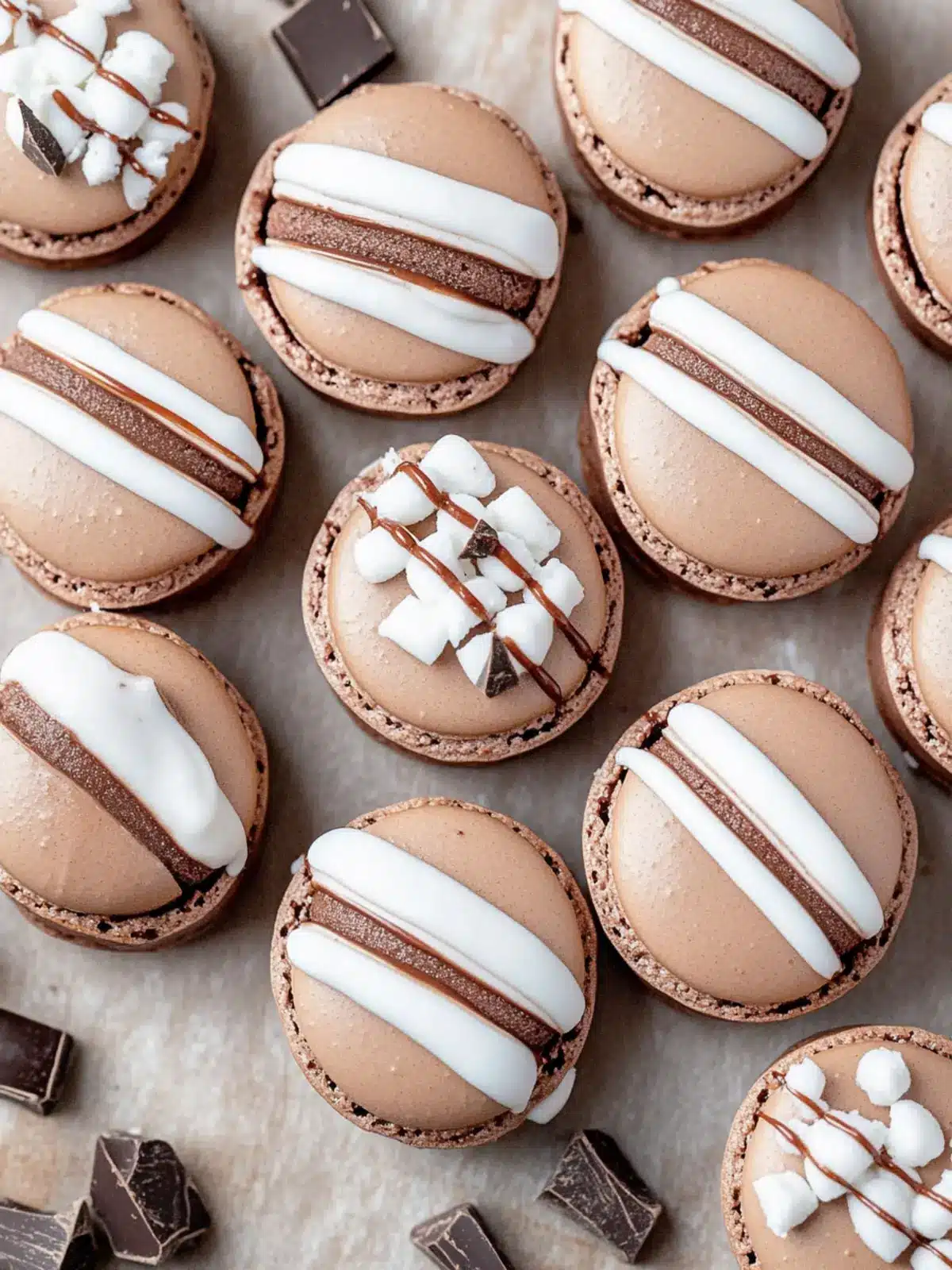 Delicious Hot Chocolate Macarons to Sweeten Your Day Hot Chocolate Macarons