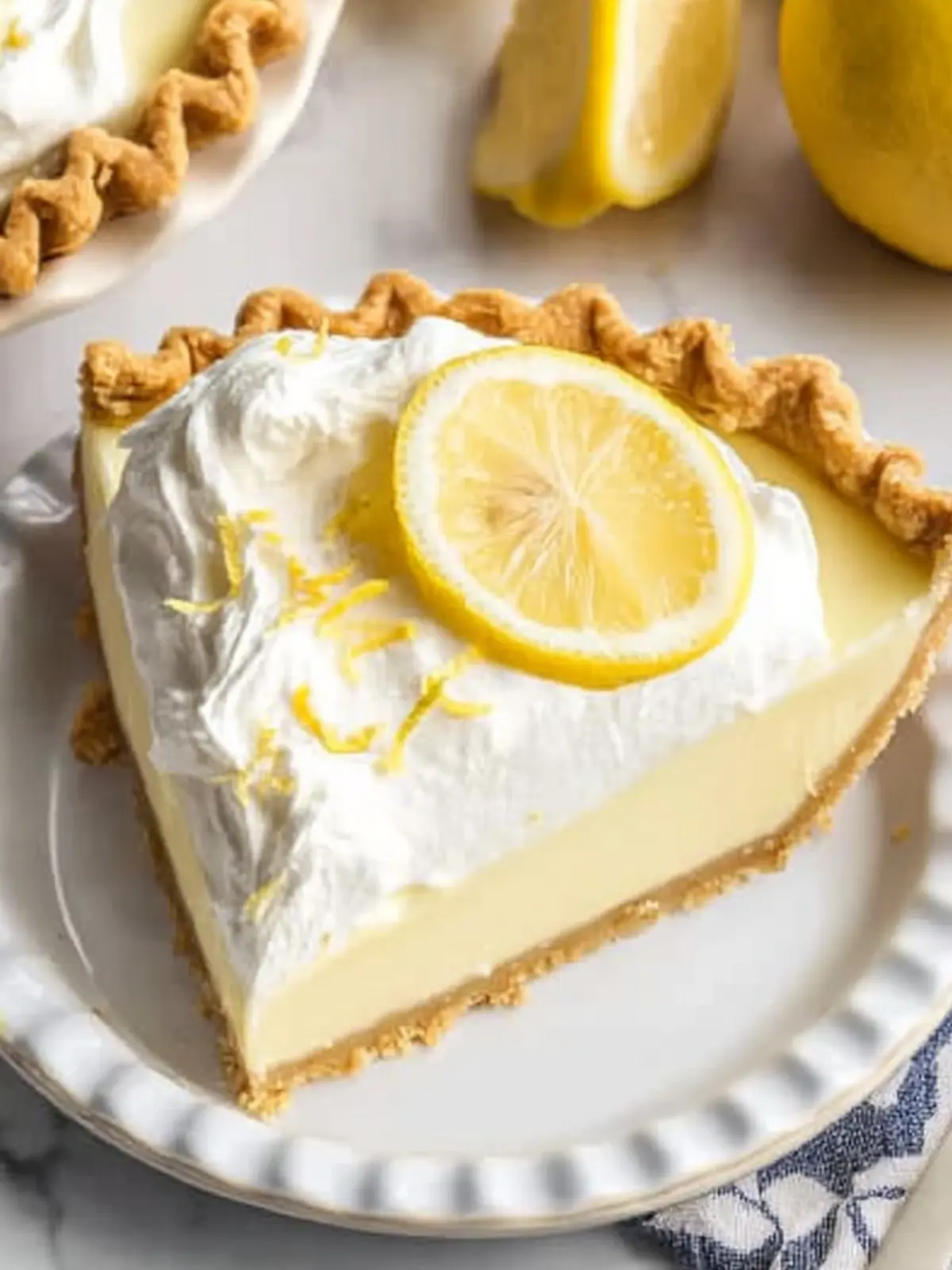 Zesty Lemon Sour Cream Pie That Will Brighten Your Day Lemon Sour Cream Pie