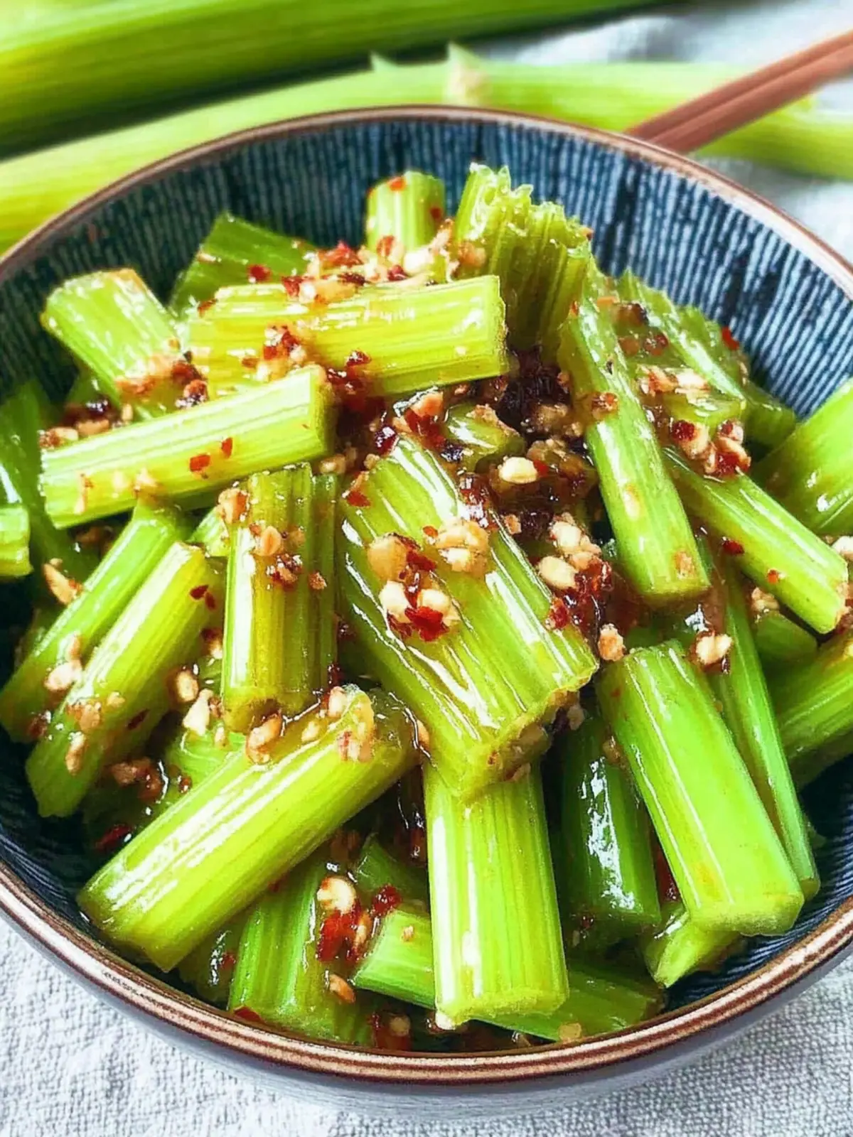 Irresistibly Spicy Celery Stir Fry in Just 6 Minutes Spicy Celery Stir Fry