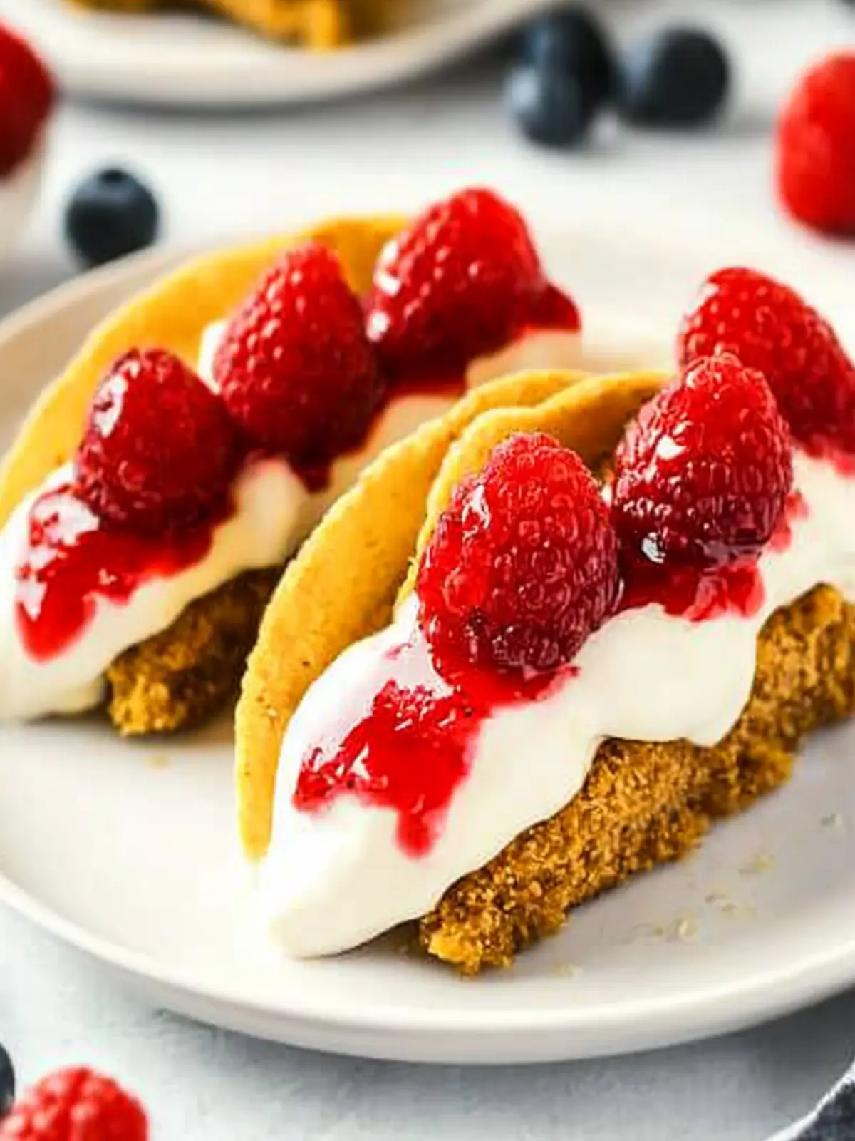 Berrylicious Cheesecake Tacos