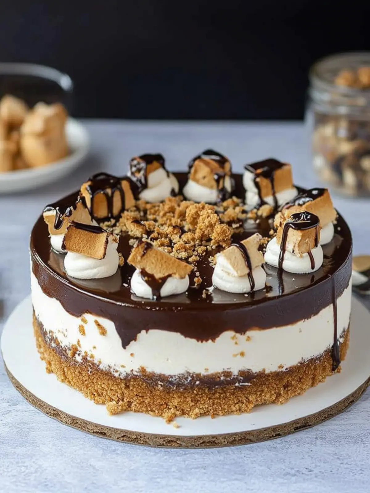 Indulge in Smores Cheesecake: Your New Favorite Dessert Smores Cheesecake