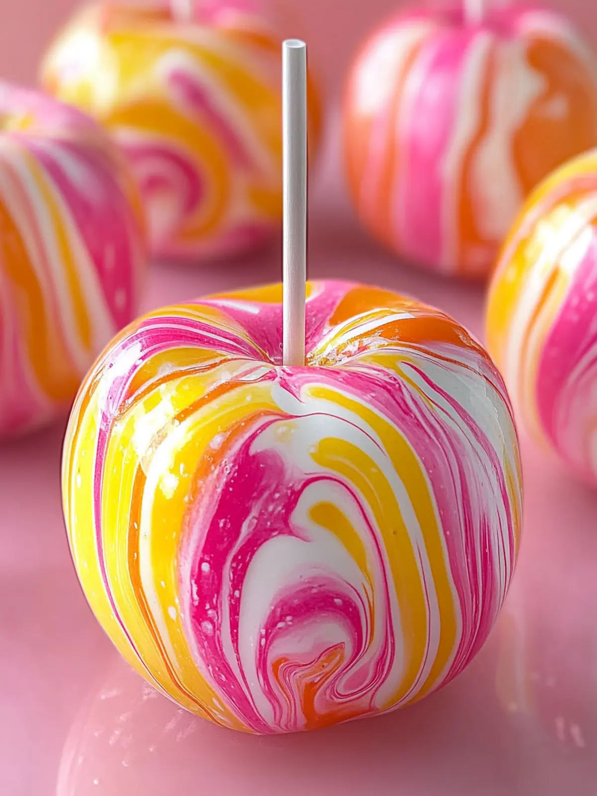 Swirled Starburst Candy Apples: A Colorful Treat Adventure Swirled Starburst Candy Apples