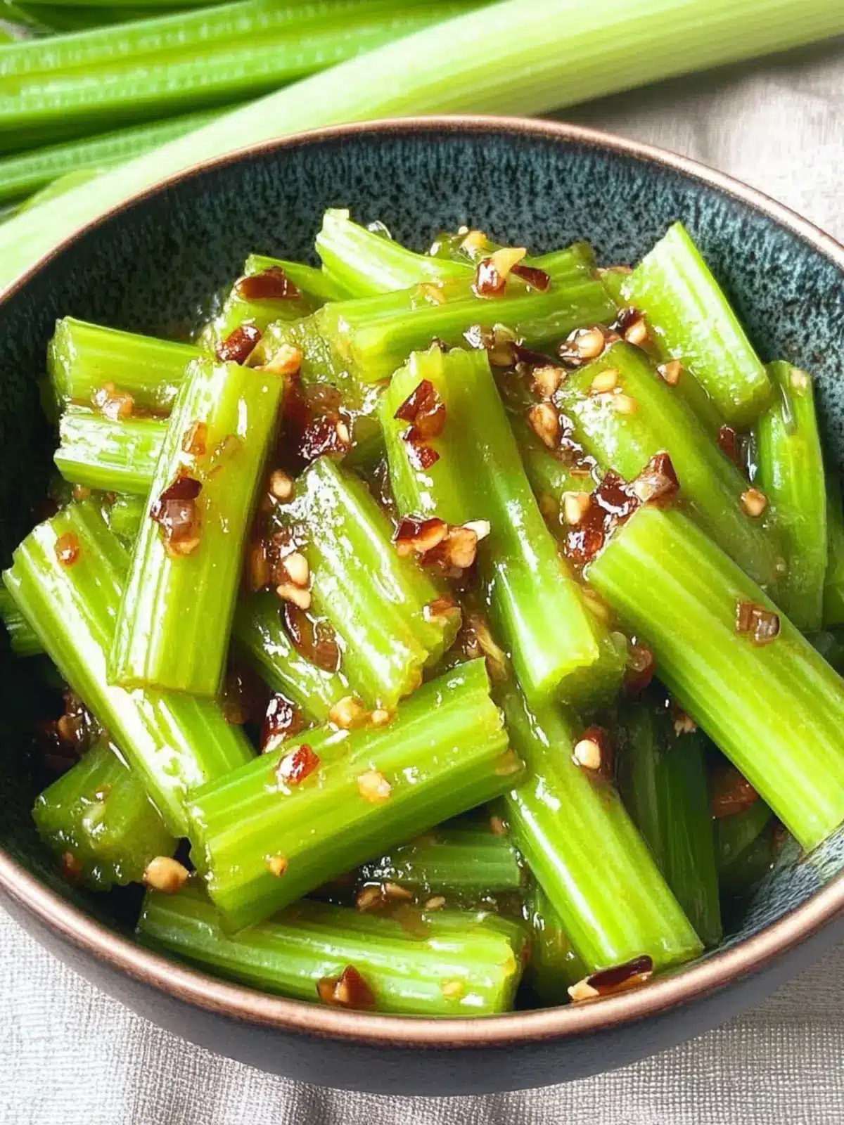 Irresistibly Spicy Celery Stir Fry in Just 6 Minutes Spicy Celery Stir Fry