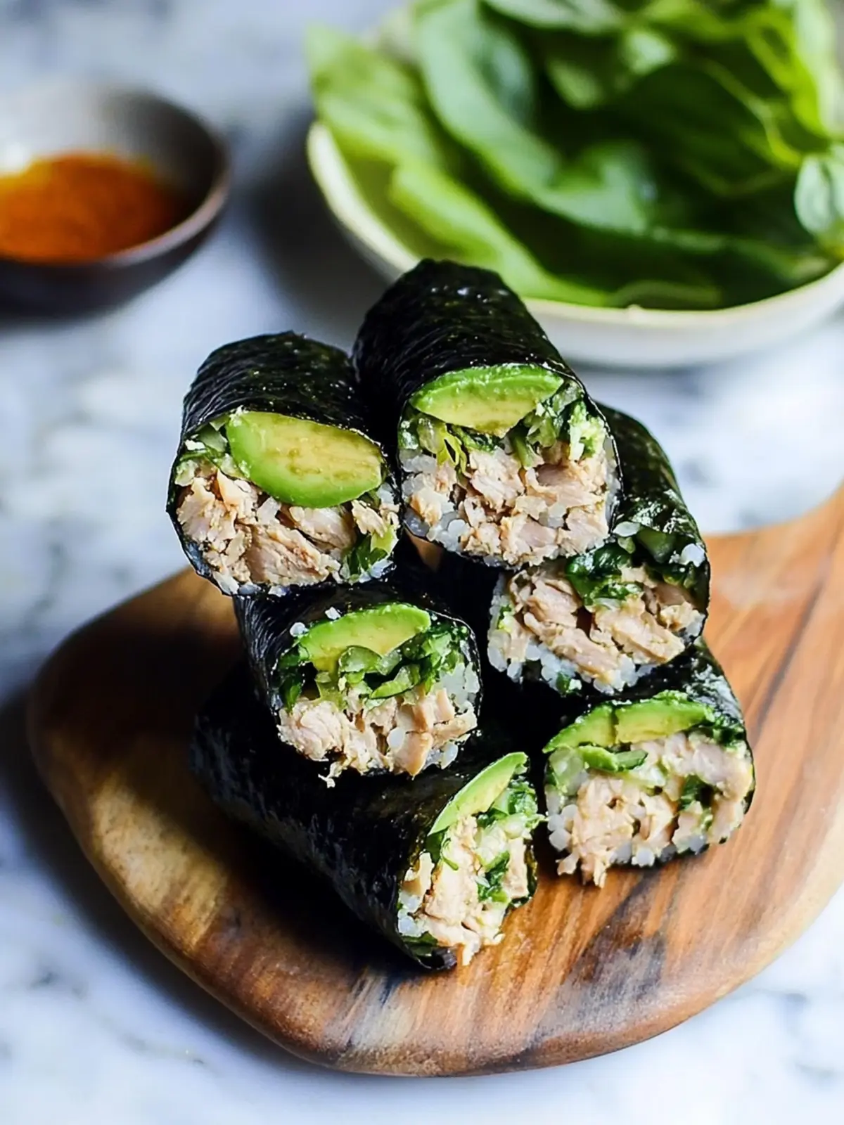 Nori Wraps with Paleo Tuna Salad for a Fresh Meal Boost Nori Wraps with Paleo Tuna Salad