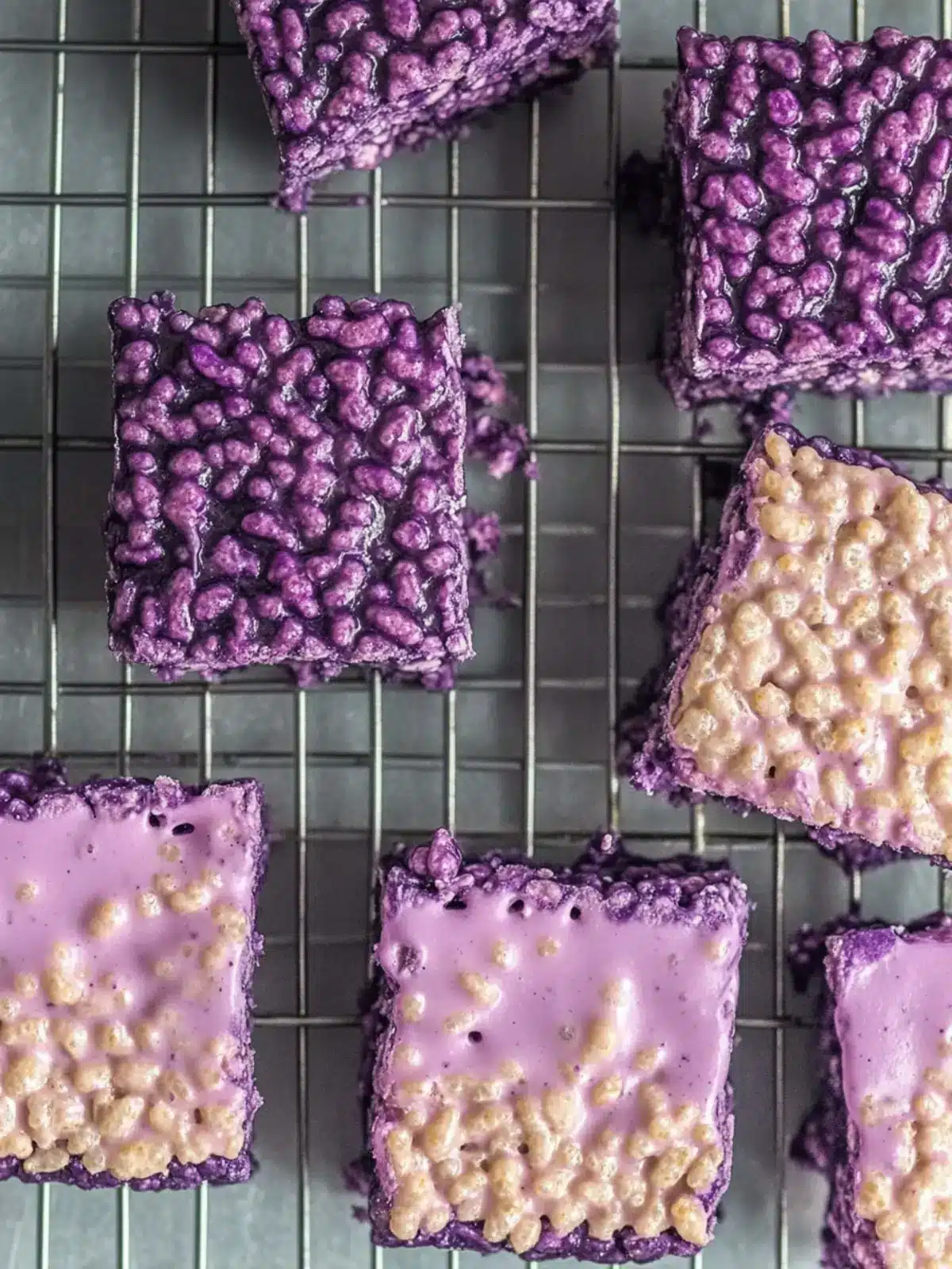Ombré Ube Rice Krispies Treats That Wow Your Taste Buds Ombré Ube Rice Krispies Treats