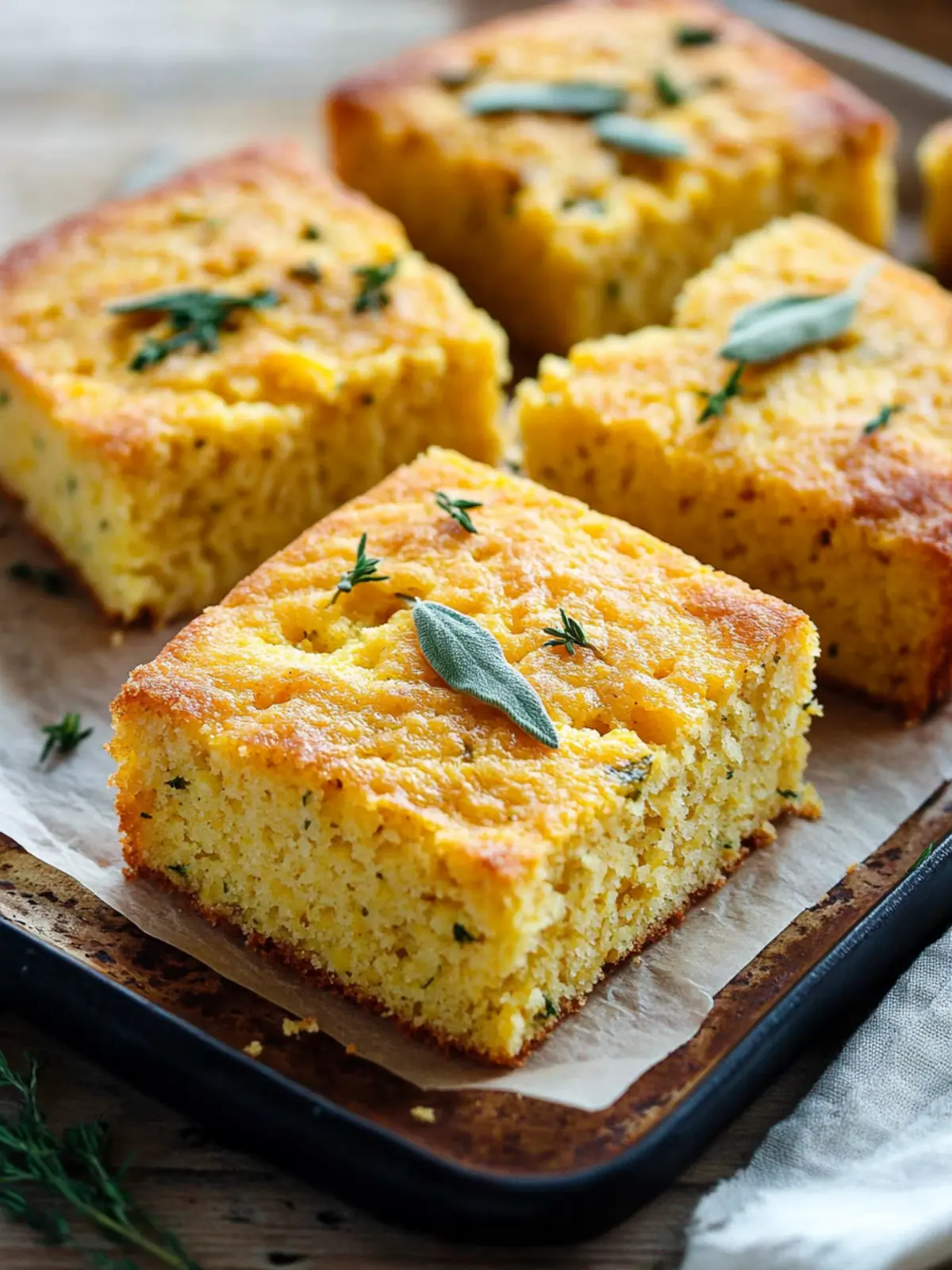 Irresistible Cheddar Sage Cornbread for Cozy Gatherings Cheddar Sage Cornbread
