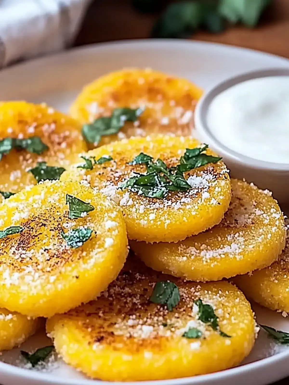Crispy Parmesan Polenta Rounds That Wow Your Taste Buds Crispy Parmesan Polenta Rounds
