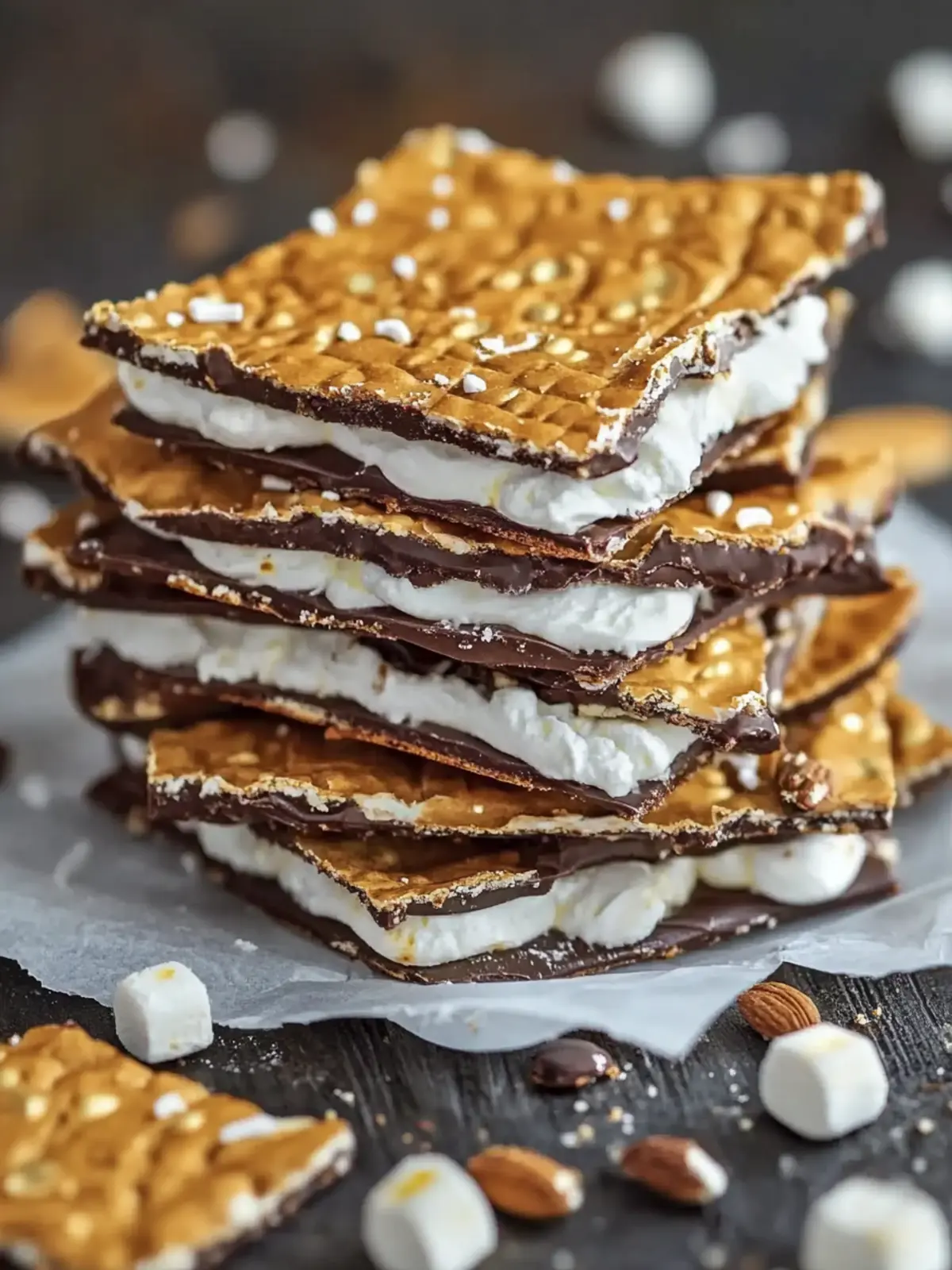 Irresistible S’mores Bark: A Sweet Twist on a Classic Treat S’mores Bark