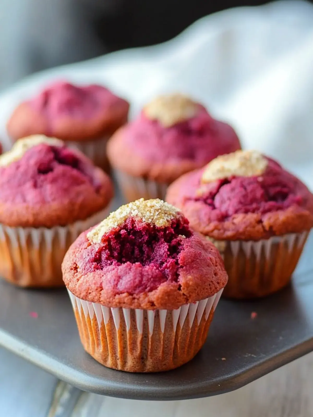 Delicious Vanilla Beet Root Muffins for Guilt-Free Indulgence Vanilla Beet Root Muffin