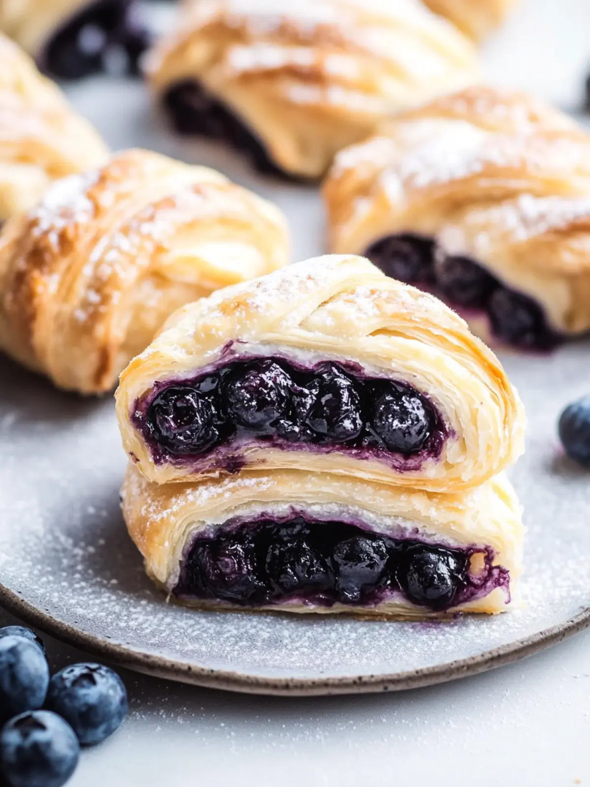 Delicious Vegan Danish with Blueberry Filling You’ll Love Vegan Danish with Blueberry Filling