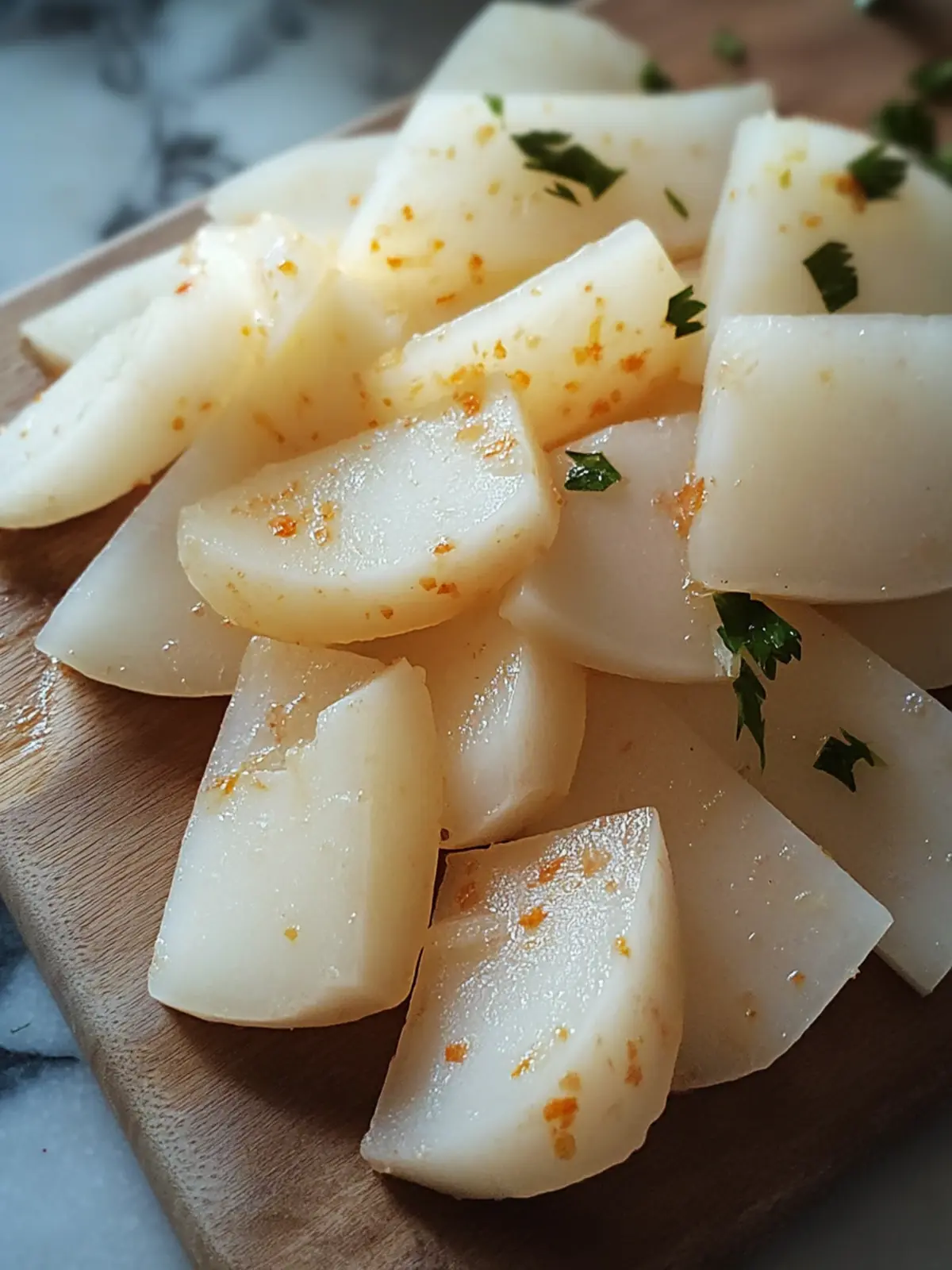 Sliced Jicama